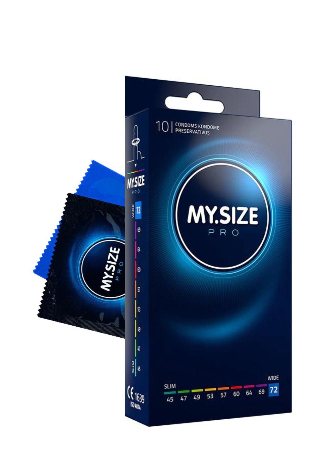 MY.SIZE Pro 72mm Condoms | 10 Pack