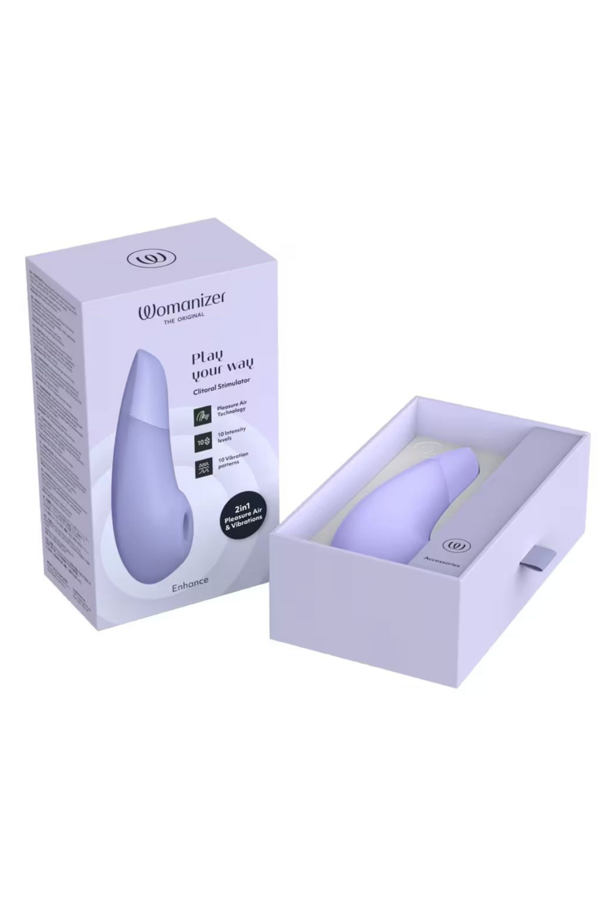 Womanizer Enhance Clitoral Stimulator Box inside | Matilda's Lifestyle