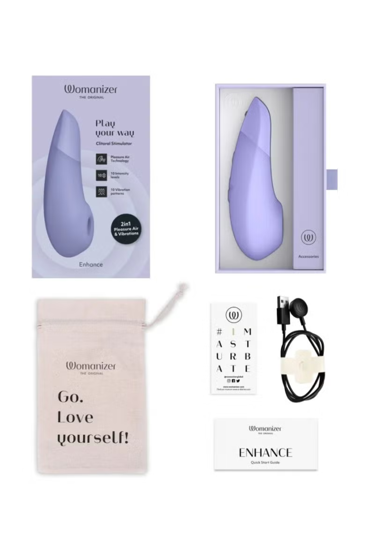 Womanizer Enhance Clitoral Stimulator Charger | Matilda's Lifestyle