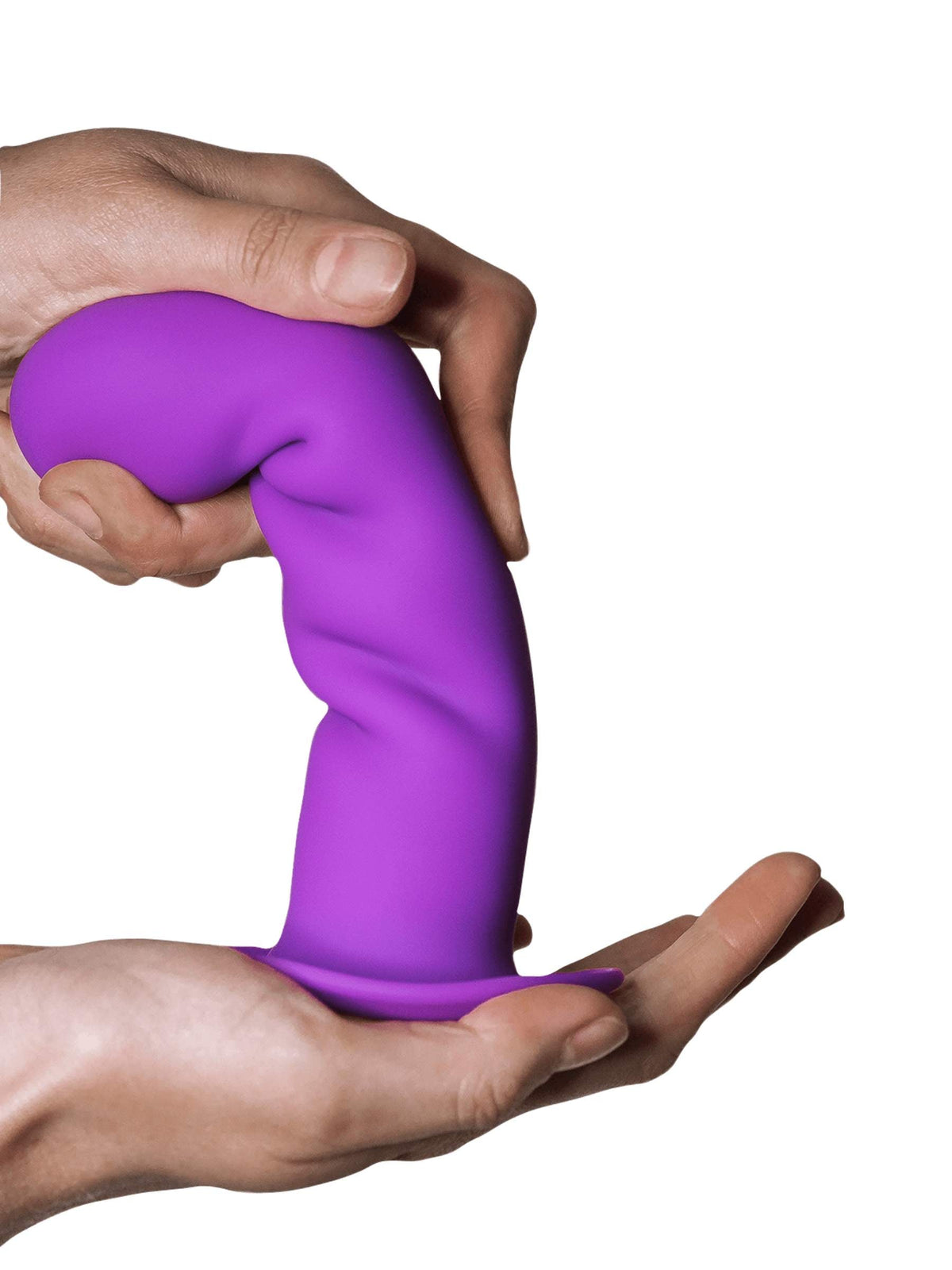 Adrien Lastic Hitsens 3 Dual-Density Silicone Dildo - 7 Inch - Purple