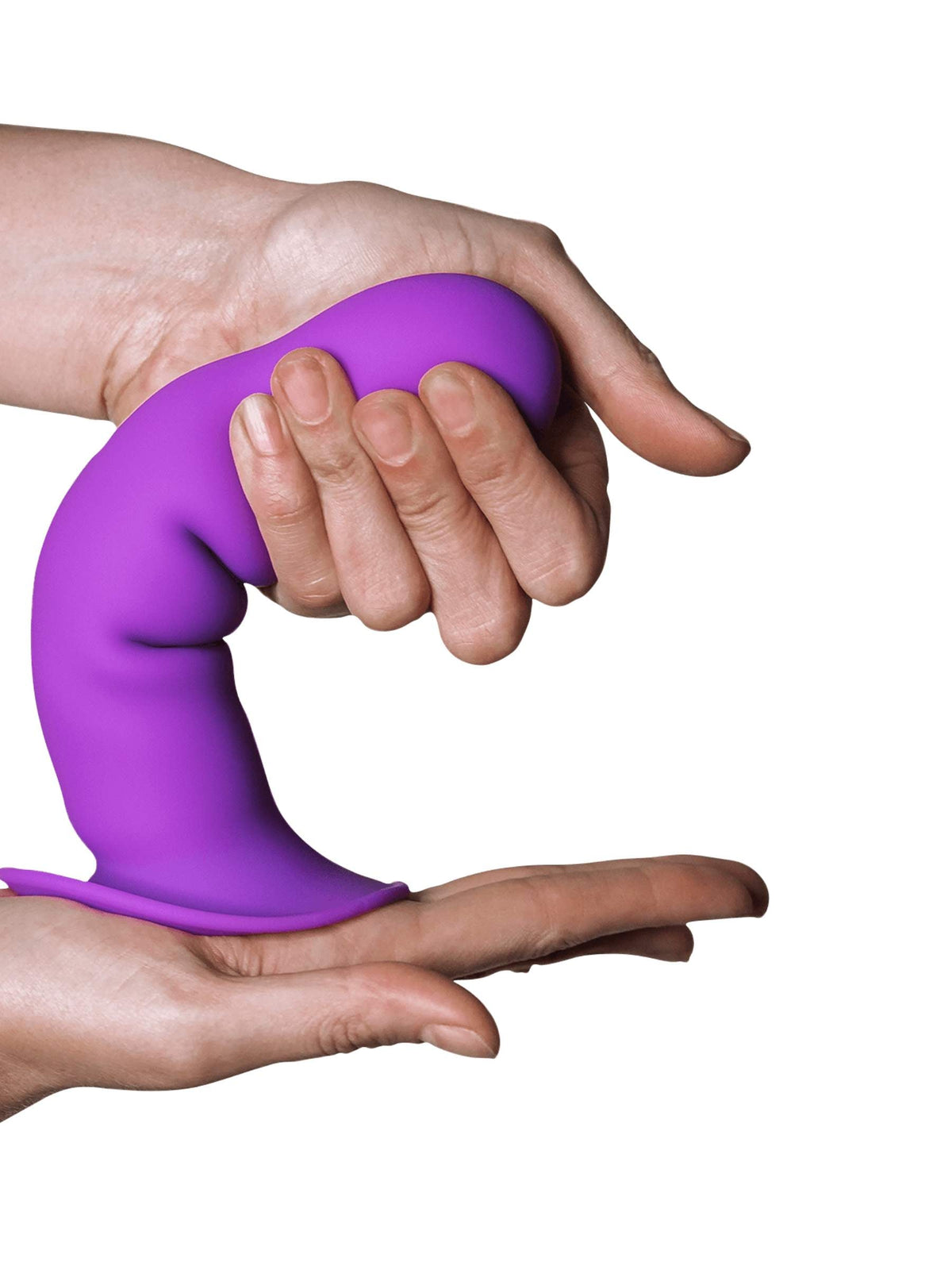 Adrien Lastic Hitsens 3 Dual-Density Silicone Dildo - 7 Inch - Purple