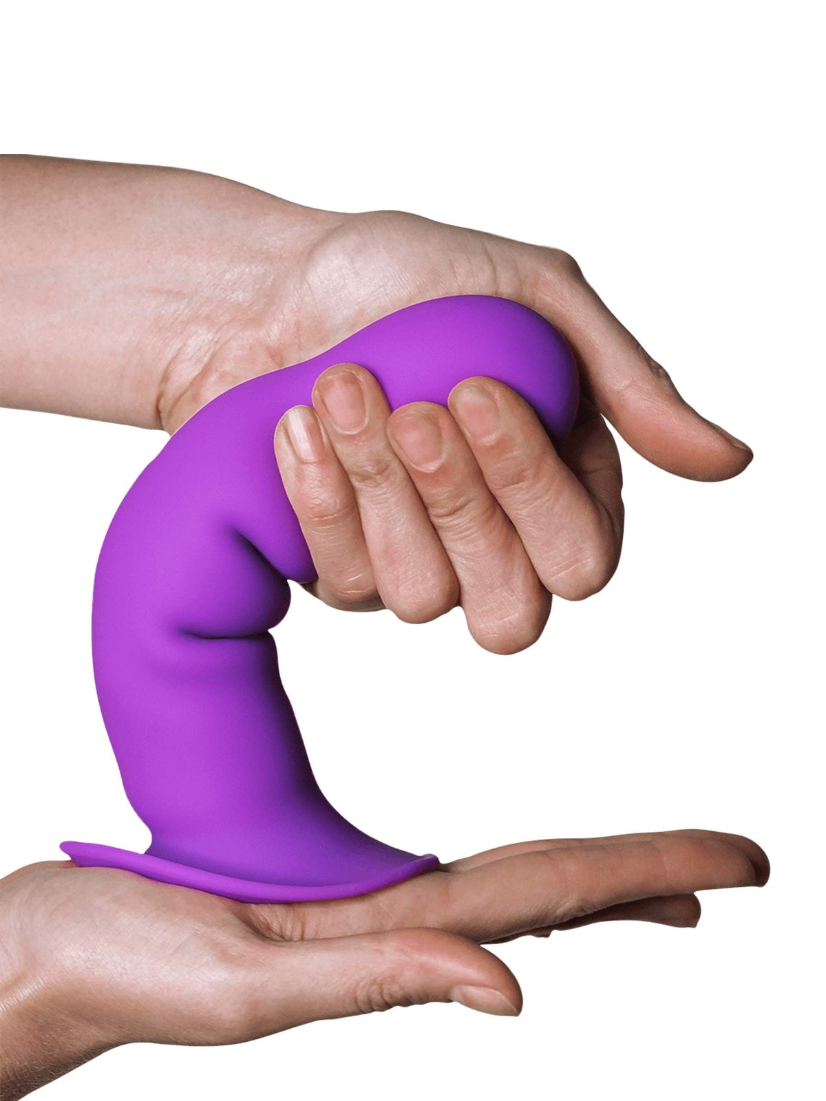 Adrien Lastic Hitsens 3 Vibe Dual-Density Rechargeable Dildo - 7 Inch - Purple
