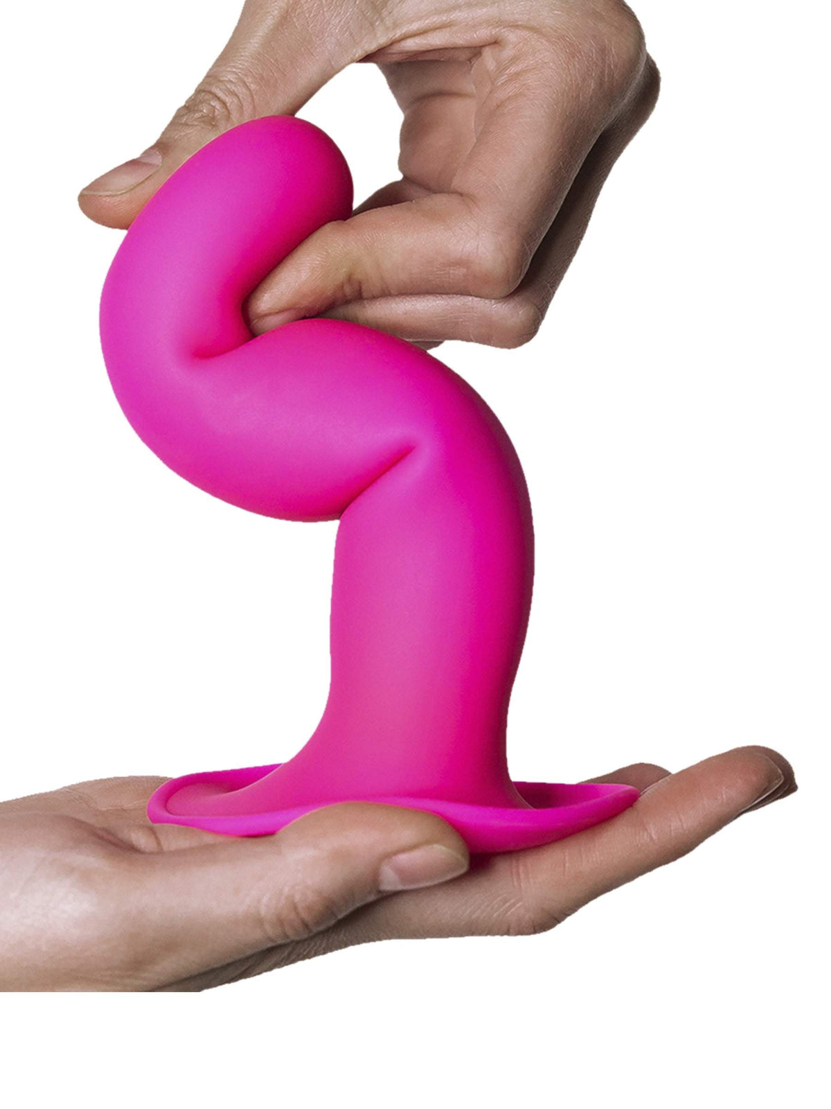 Adrien Lastic Hitsens 4 Dual Density Silicone Dildo - 7 Inch - Pink