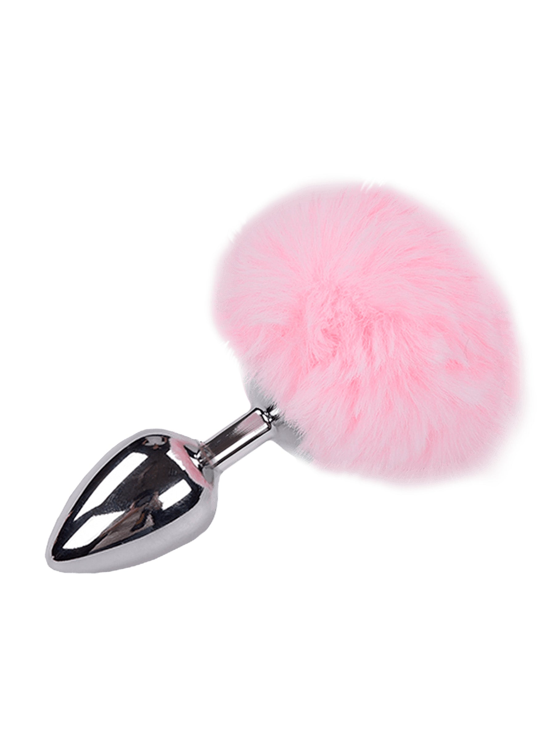 Adrien Lastic Alive Metal Anal Fluffy Plug - Large - Pink
