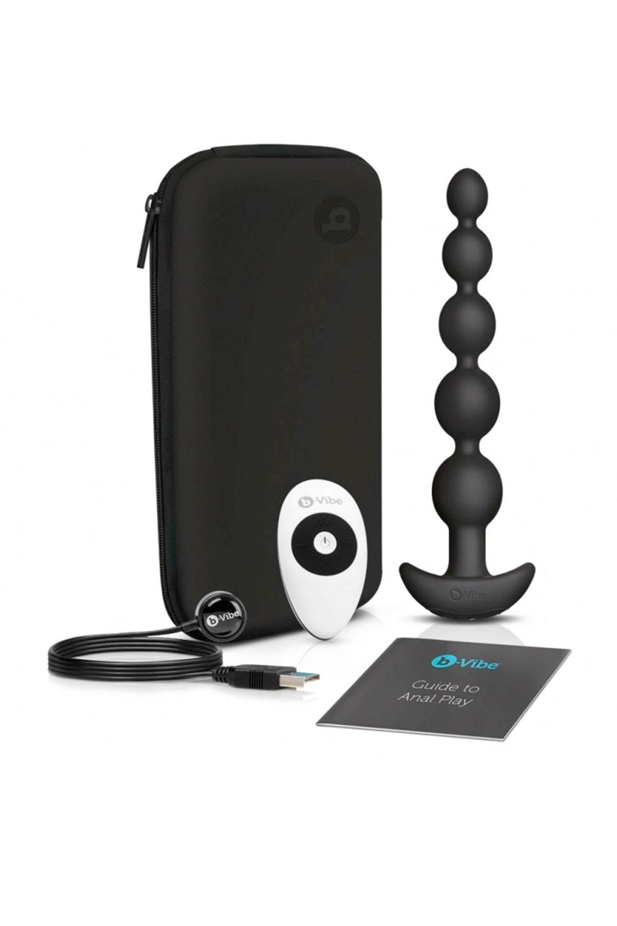 B-Vibe Cinco Xl Vibrating Anal Beads