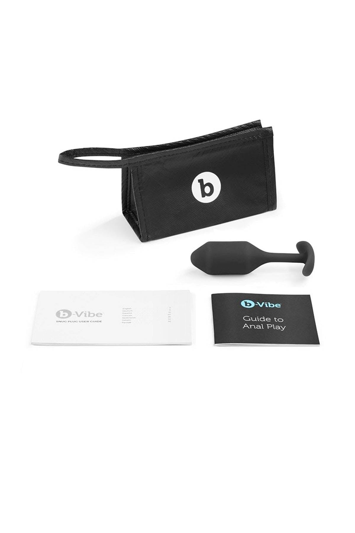 B-Vibe Snug Weighted Anal Plug