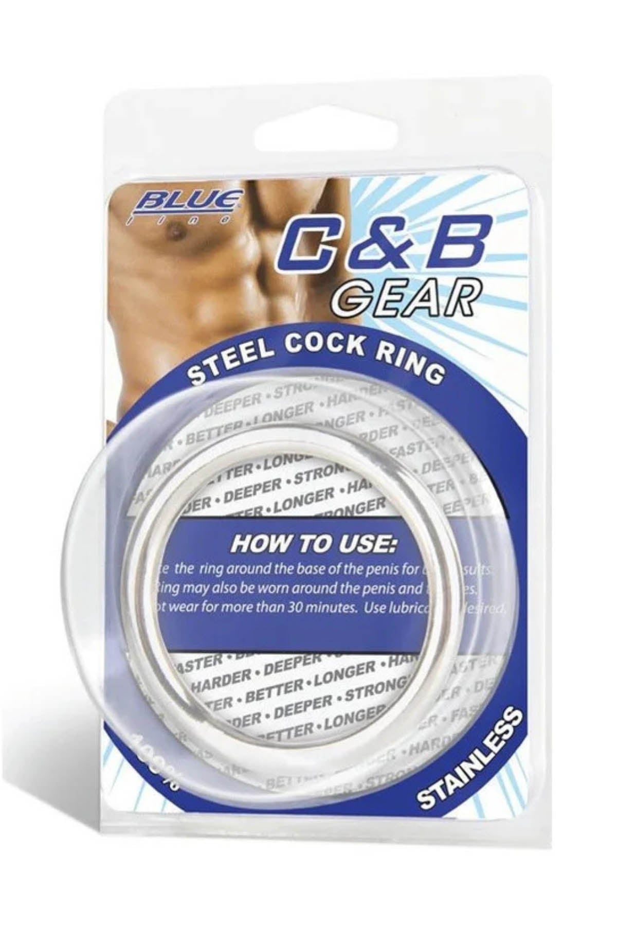 Blueline C&B Gear - Stainless Steel Cock Ring