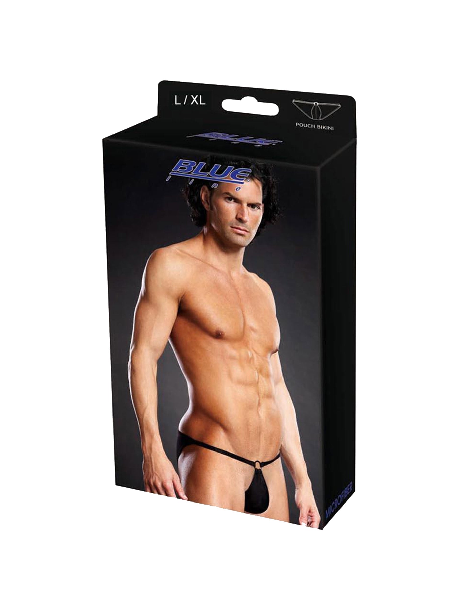 BlueLine - Mens Pouch Bikini Brief L/XL - Black