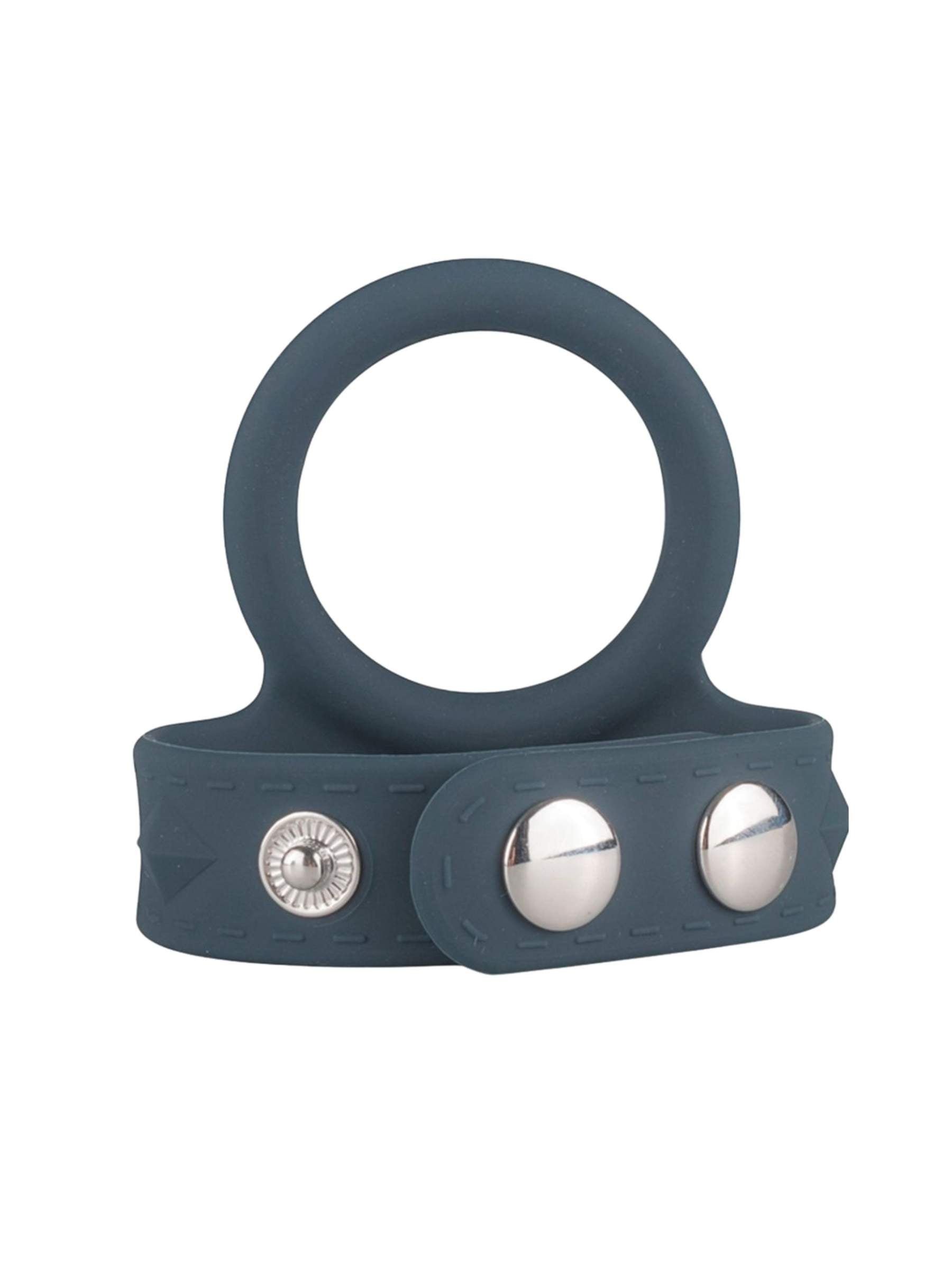 Boners - Cock-Ring & Adjustable Ball Strap - Large - Grey