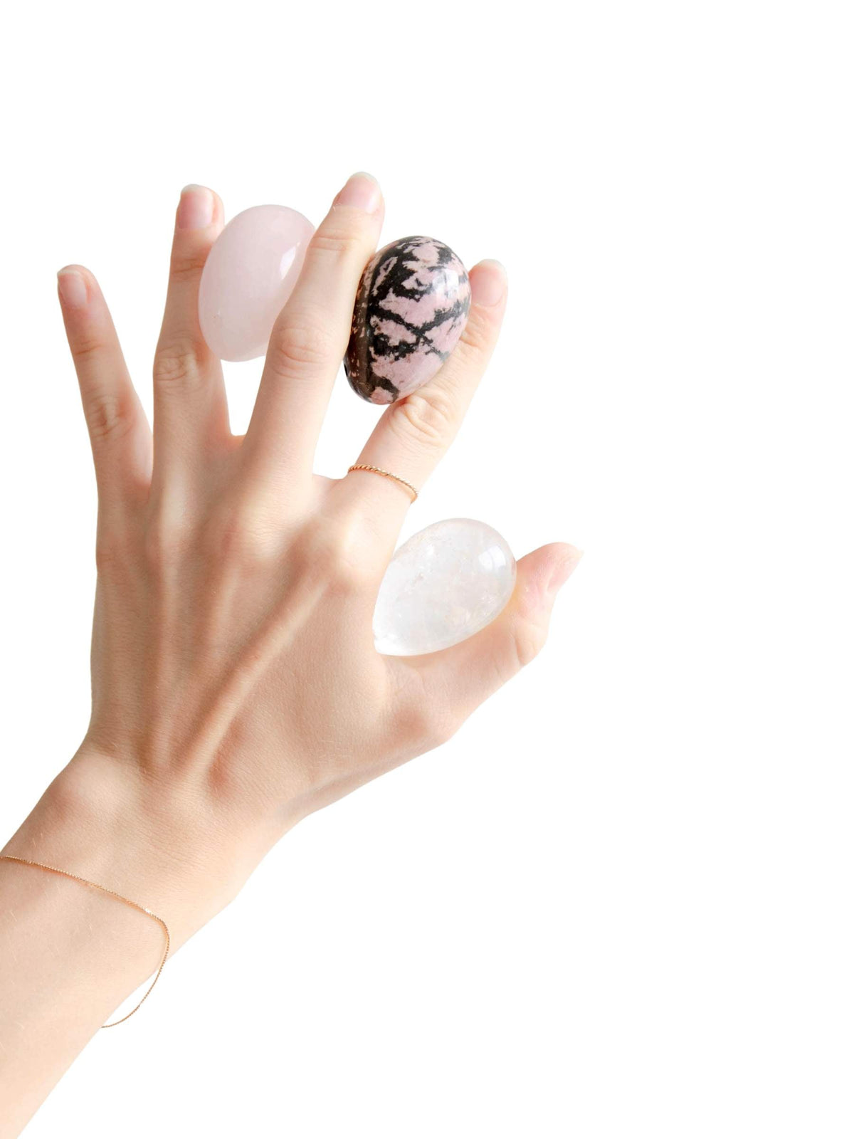 Chakrubs Heart Yoni Kegel Egg - Crystal 