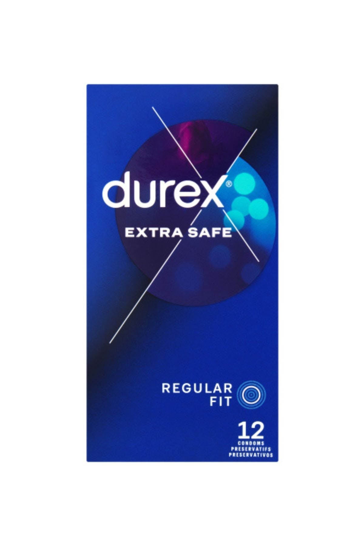 Durex Extra Safe condoms 12 pack thicker latex with added lubrication