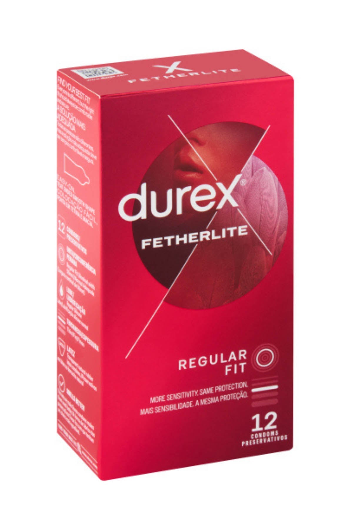 Durex FeatherLite condoms 12 pack ultra thin for extra sensitivity