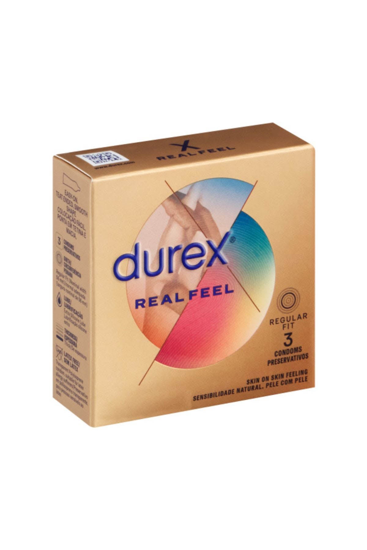 Durex Real Feel Condoms - 3 Pack