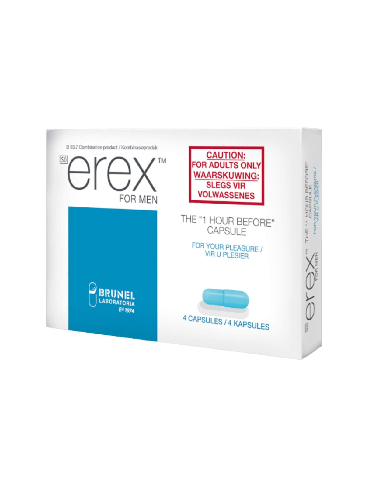 Erex 1 Hour Before – Herbal Capsules for Men – 4 Pack