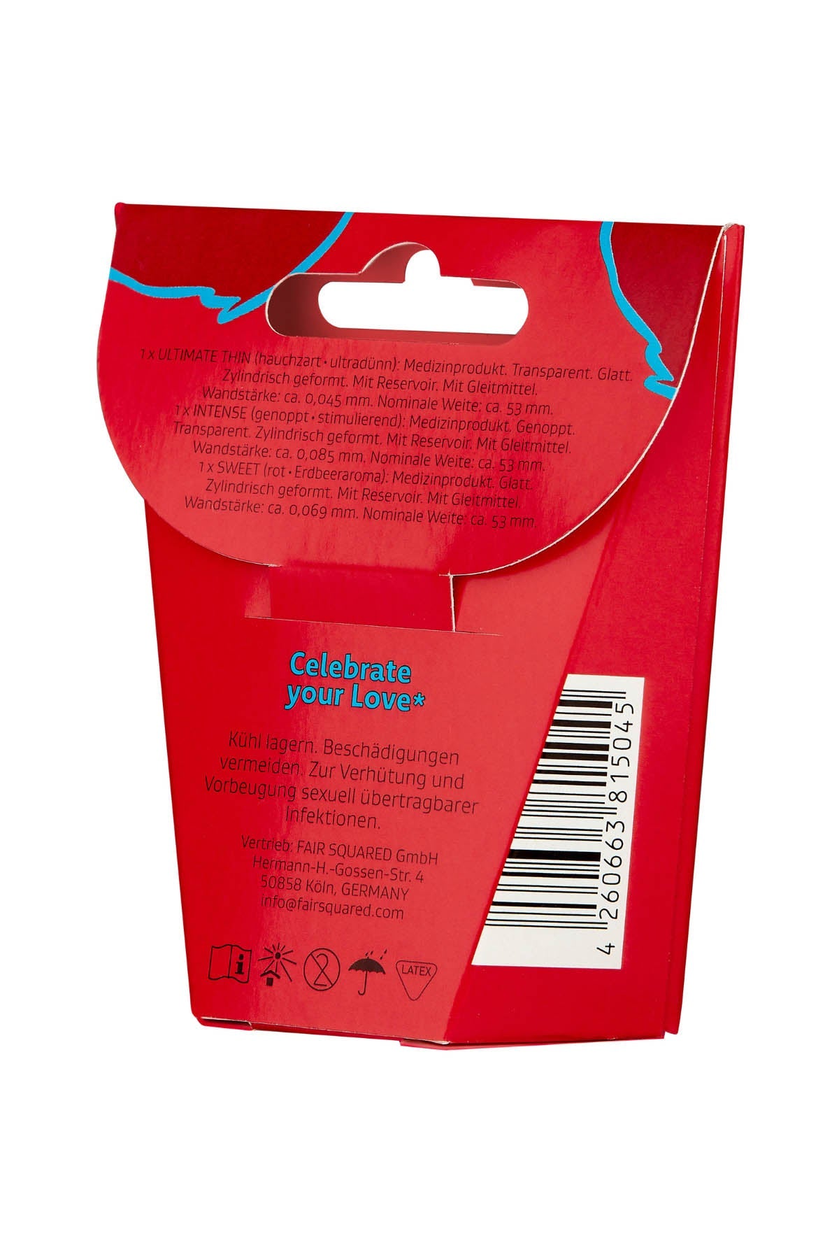 Fair Squared Lover Mix Condoms - 3 Pack