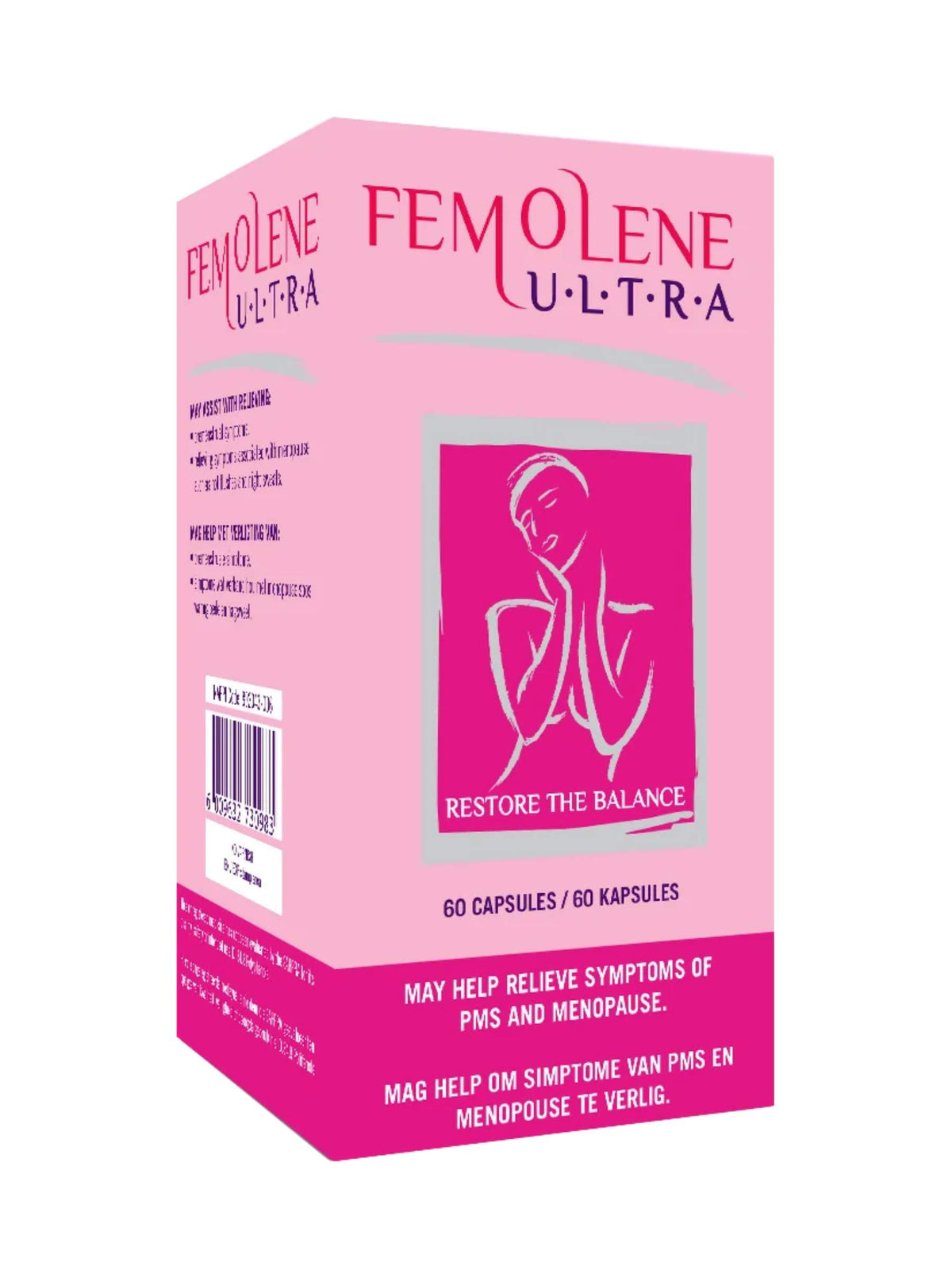 Femolene Ultra - Daily PMS & Menopause Support - 60 Capsules