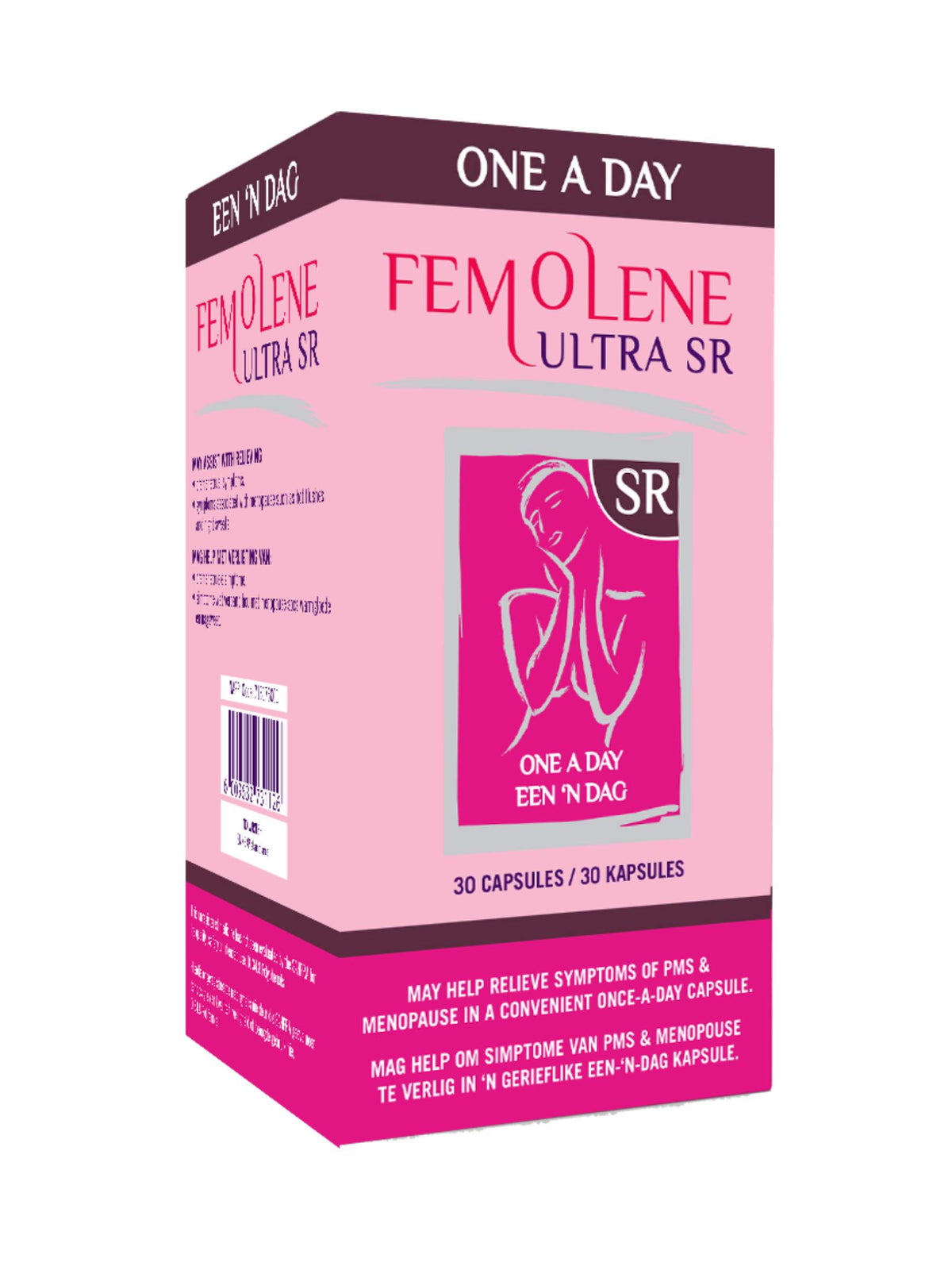 Femolene Ultra SR - Once-Daily Slow-Release Pms & Menopause Support - 30 Capsules