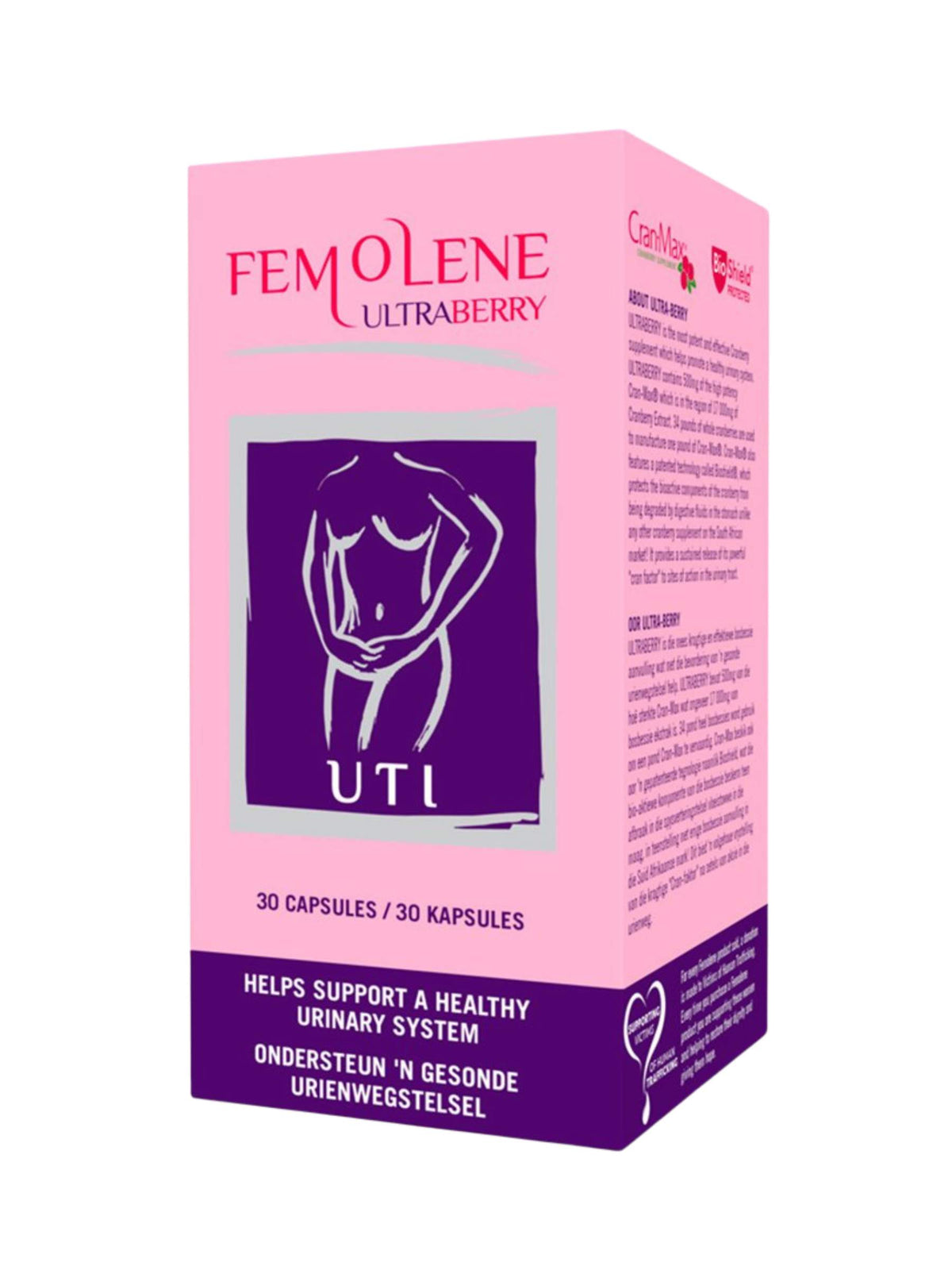 Femolene Ultraberry - UTI Support - 30 Capsules