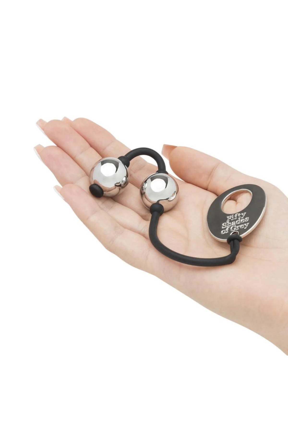 Fifty Shades Inner Goddess silver pleasure balls for kegel toning and arousal