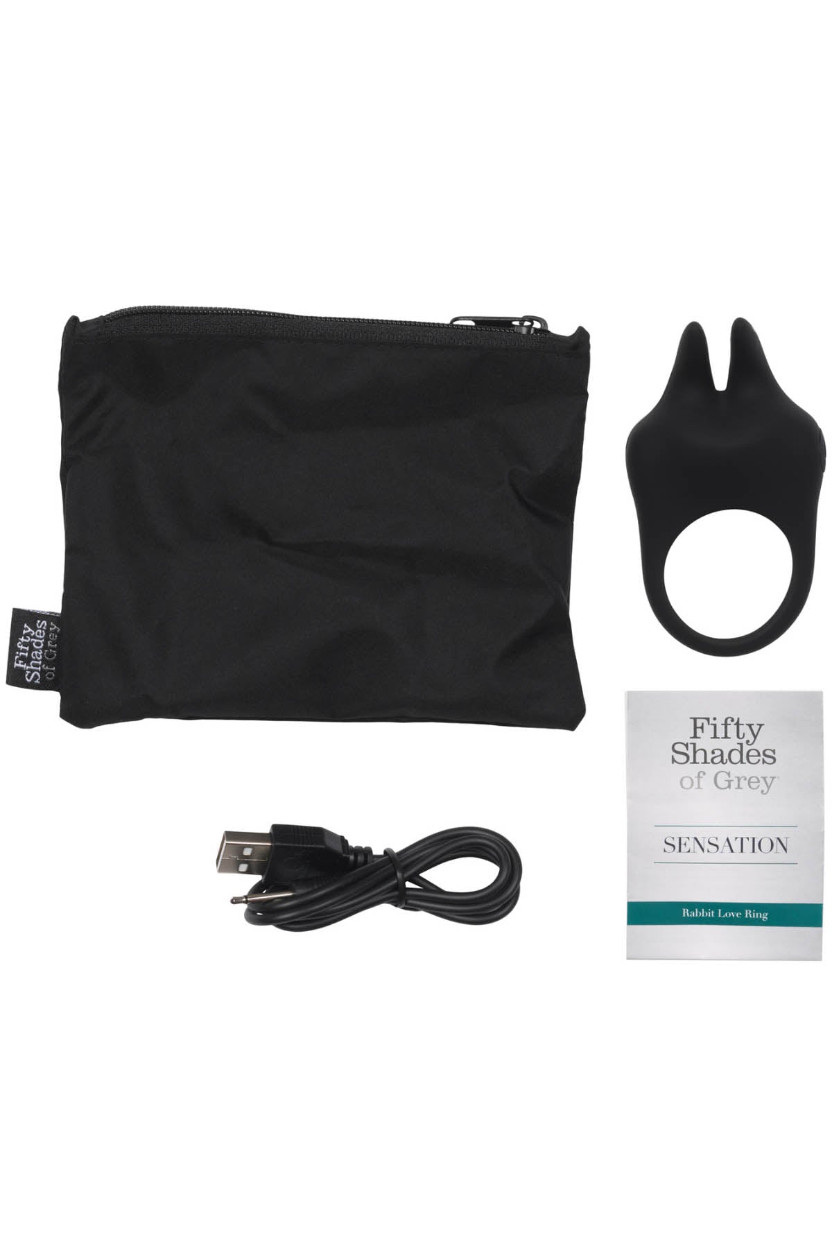 Fifty Shades Rechargeable Vibrating Rabbit Ring