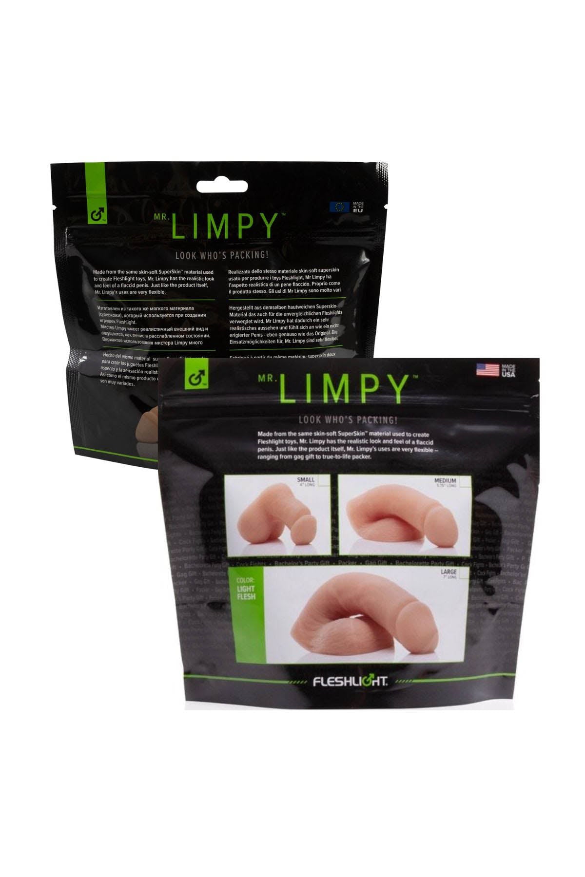 Fleshlight Mr Limpy realistic soft packer dildo for everyday wear