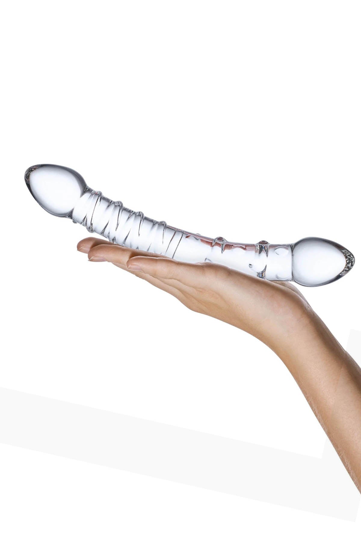 Glas Double Trouble - Glass Dildo