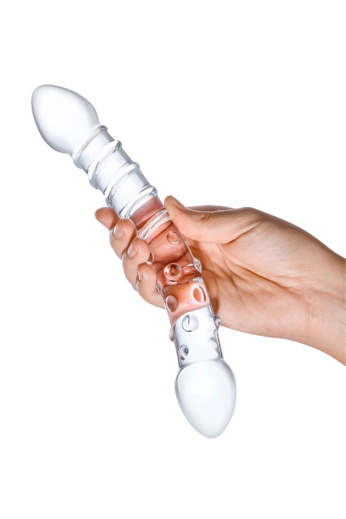 Glas Double Trouble - Glass Dildo
