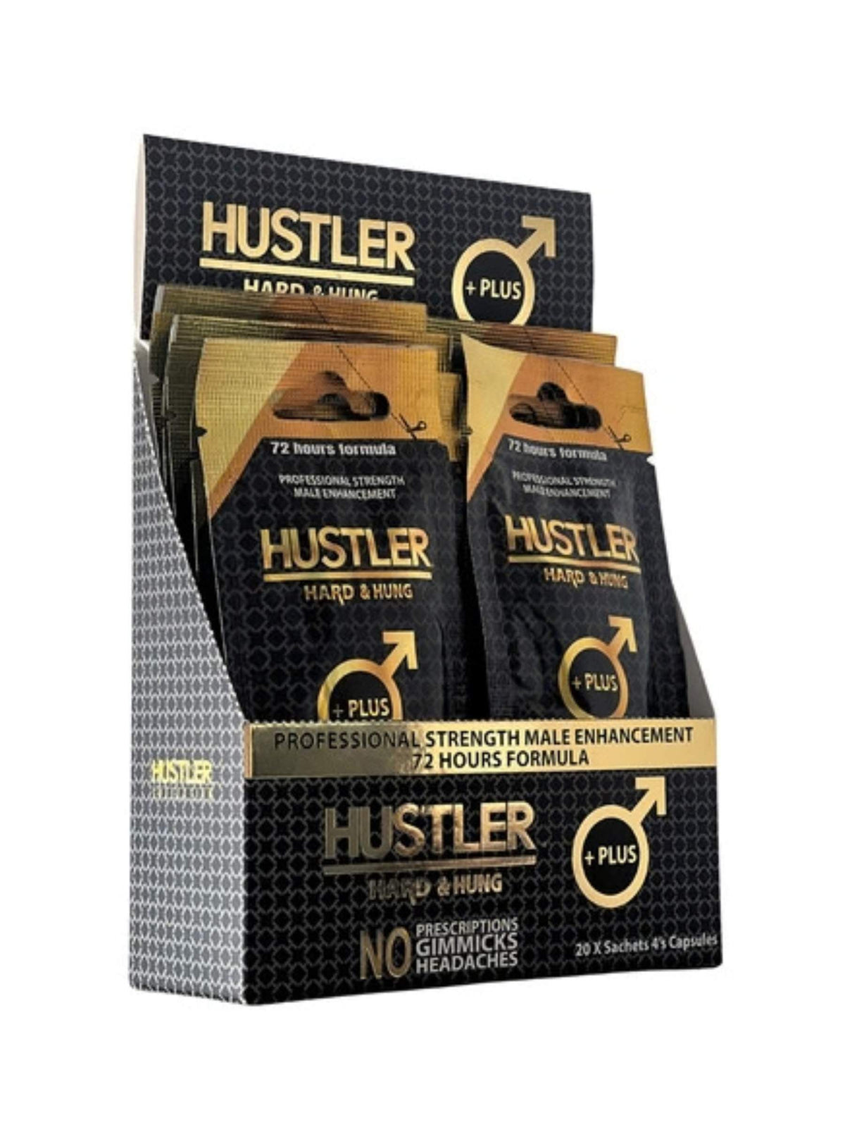 Hustler Professional Strength Male Enhancement Sachet - 4 Pack