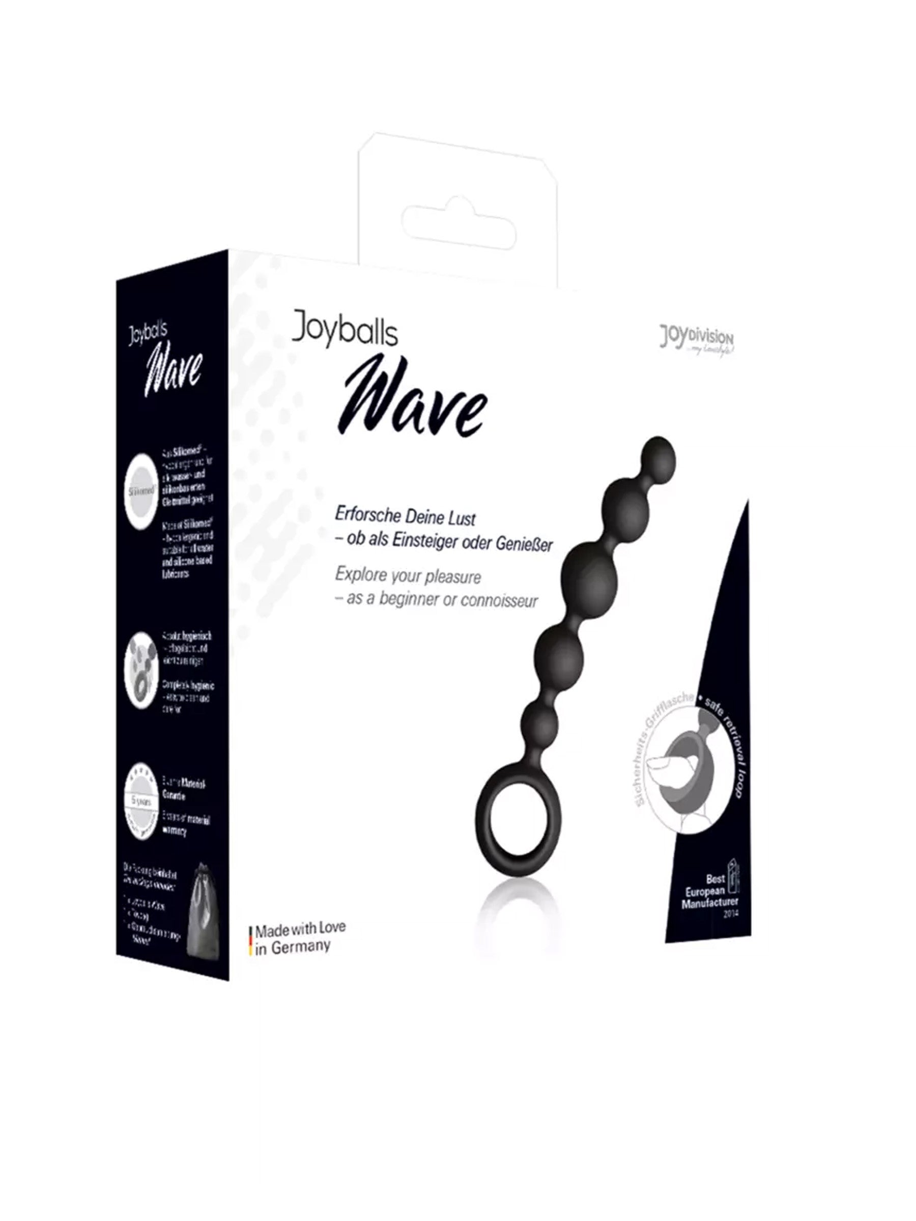 JoyDivision - Anal Beads Wave - Short - Black