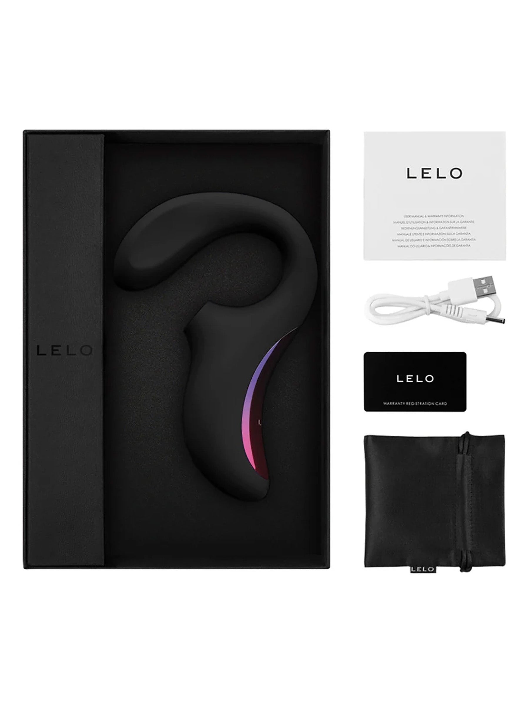 Lelo Enigma Cruise - Dual Action Sonic Massager - Black