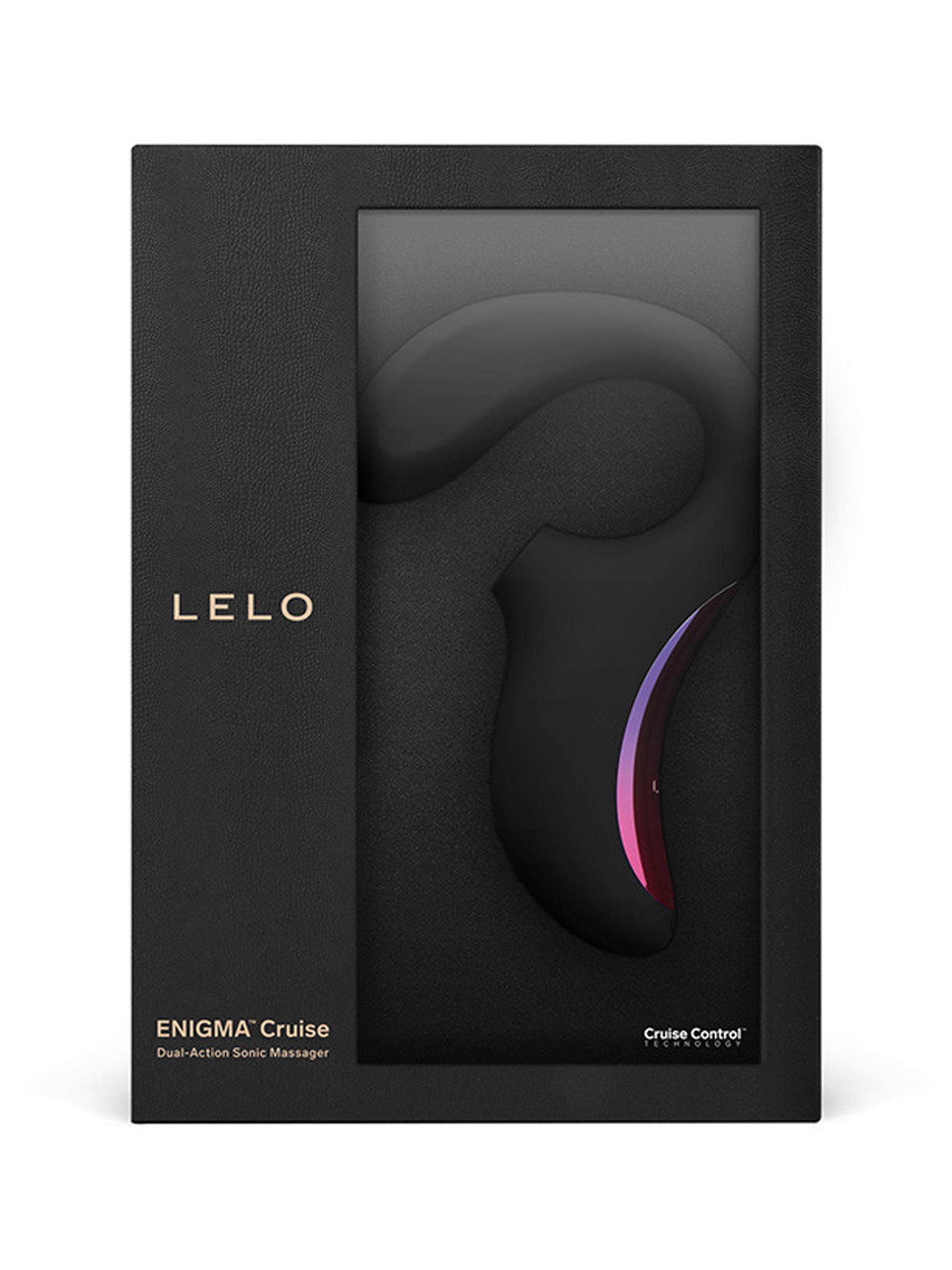 Lelo Enigma Cruise - Dual Action Sonic Massager - Black