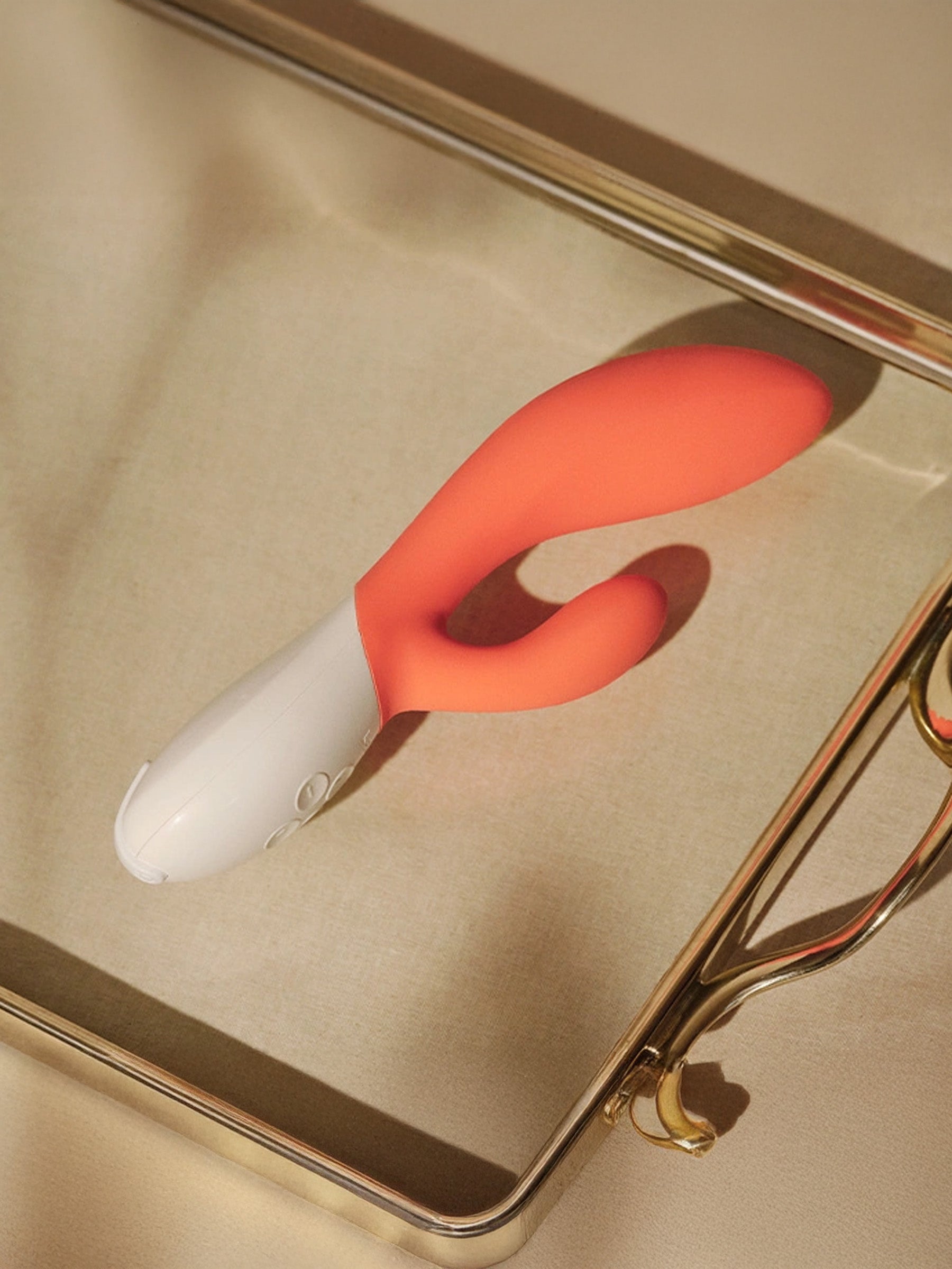 Lelo Ina 3 Rabbit Vibrator- Coral