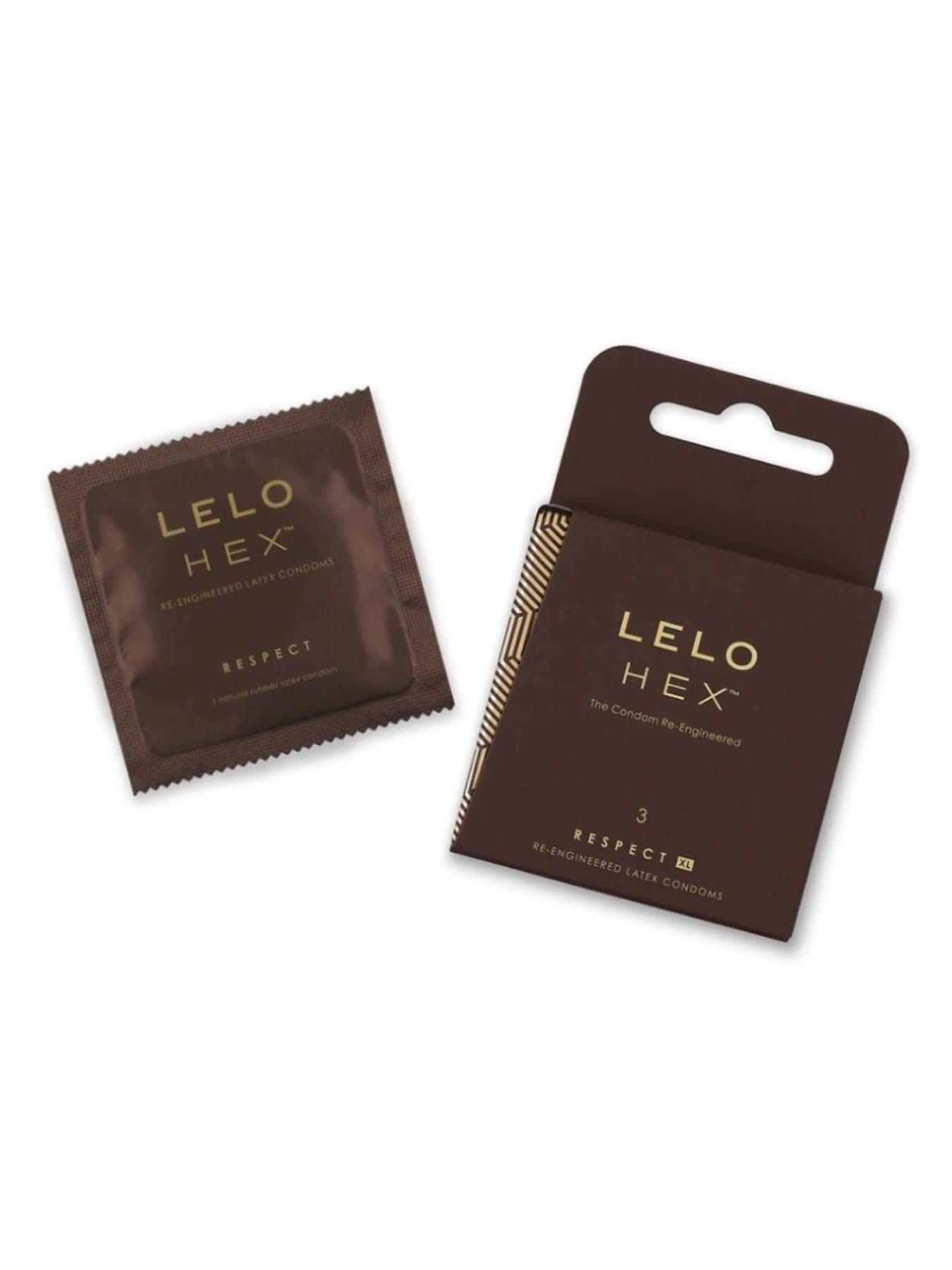Lelo Respect Lelo Hex Condoms Xl - 3 Pack