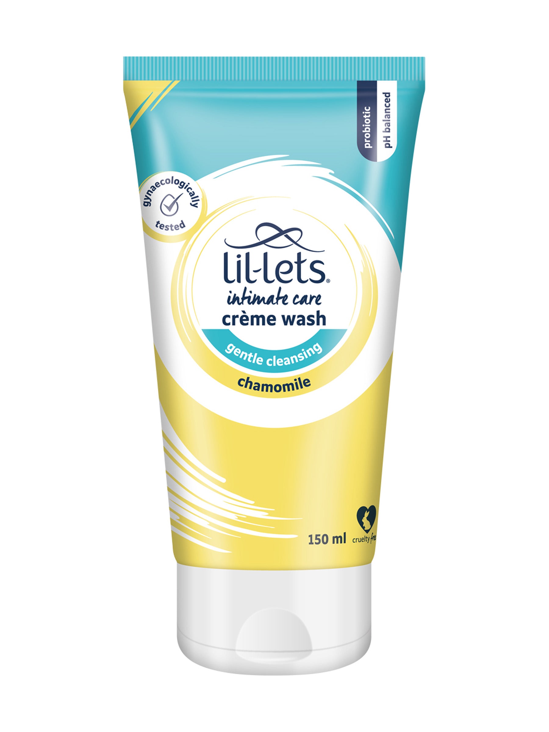 Lil-lets Intimate Care Creme Wash 150ml Tube Gentle Scented Chamomile