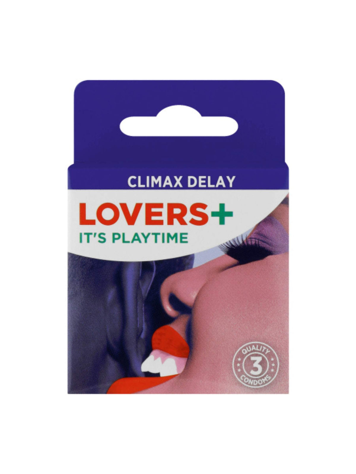 Lovers Plus Male Condoms Climax Delay - 3 Pack