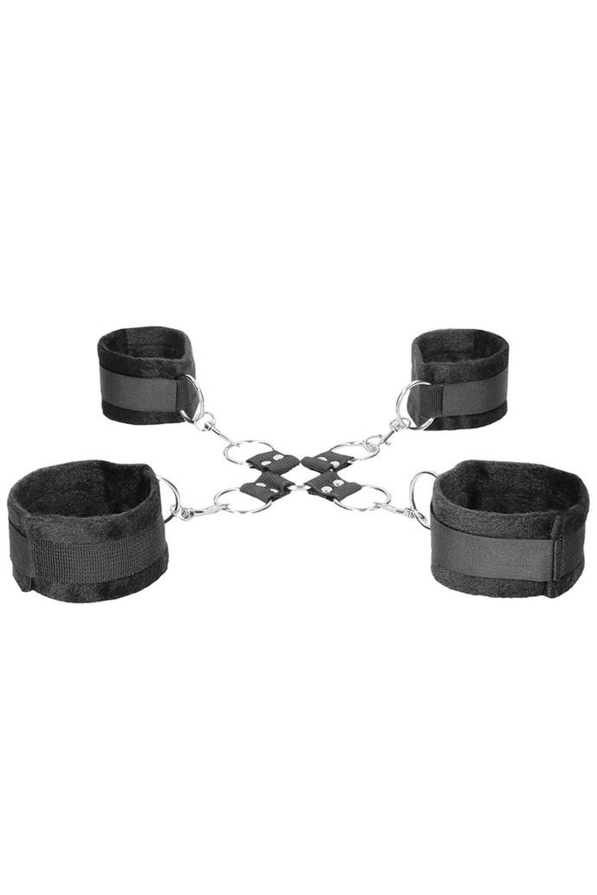 Lux Fetish 5 piece hogtie bondage set for intense restraint play