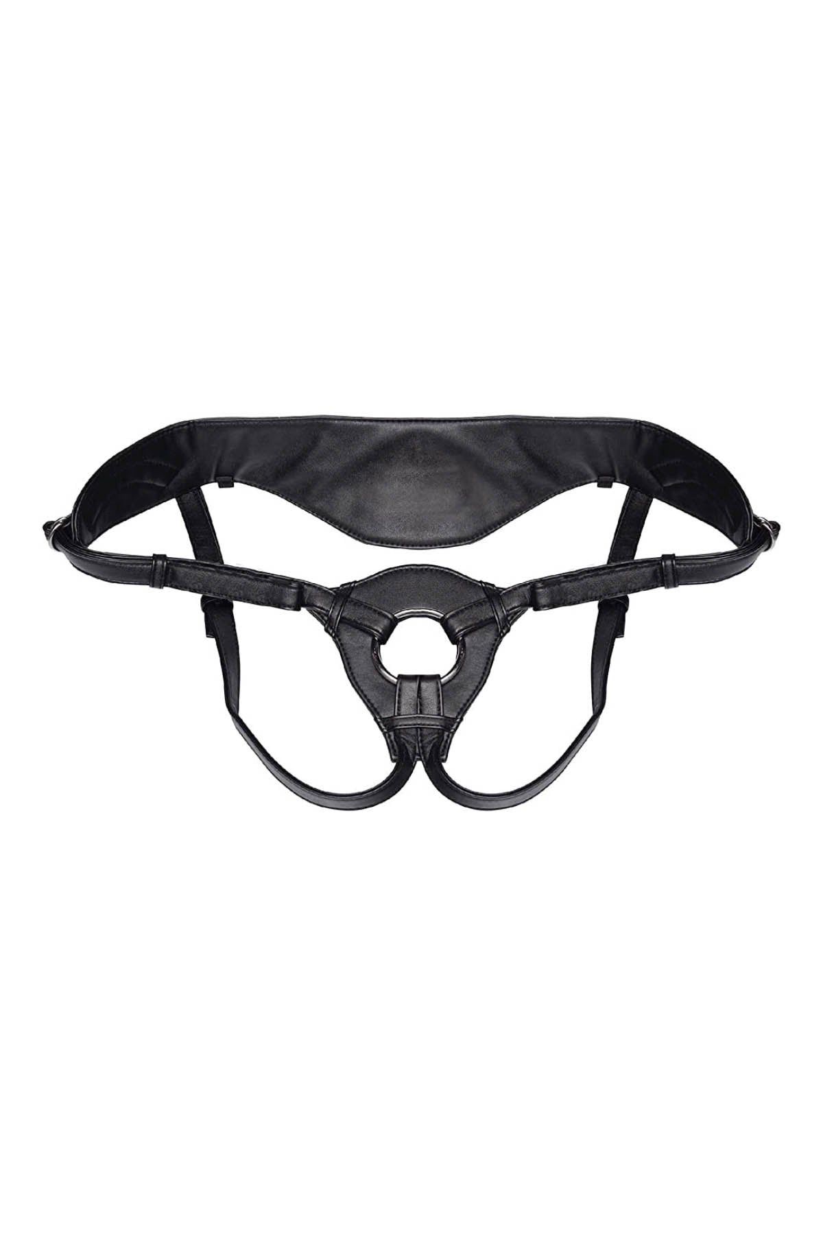 Lux Fetish Patent Leather Strap-On Harness