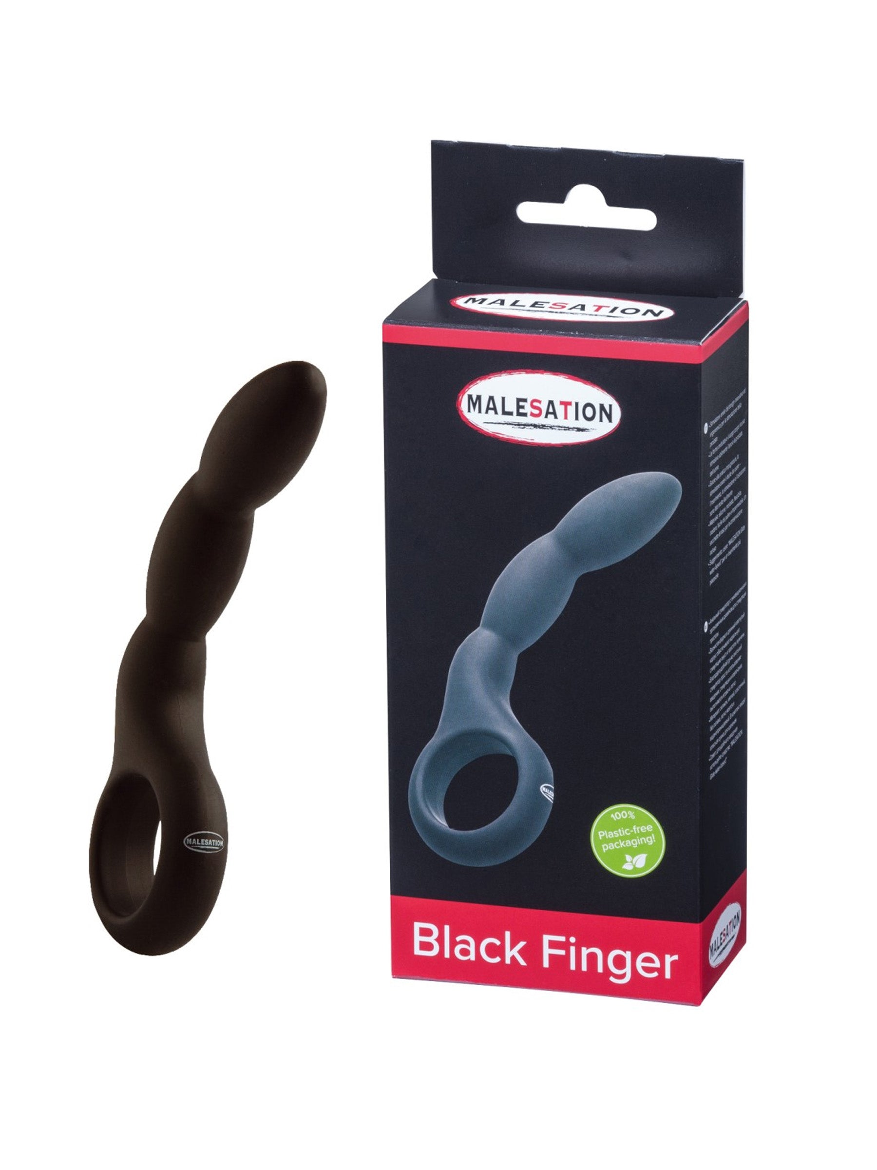 Malesation Black Finger Anal Probe