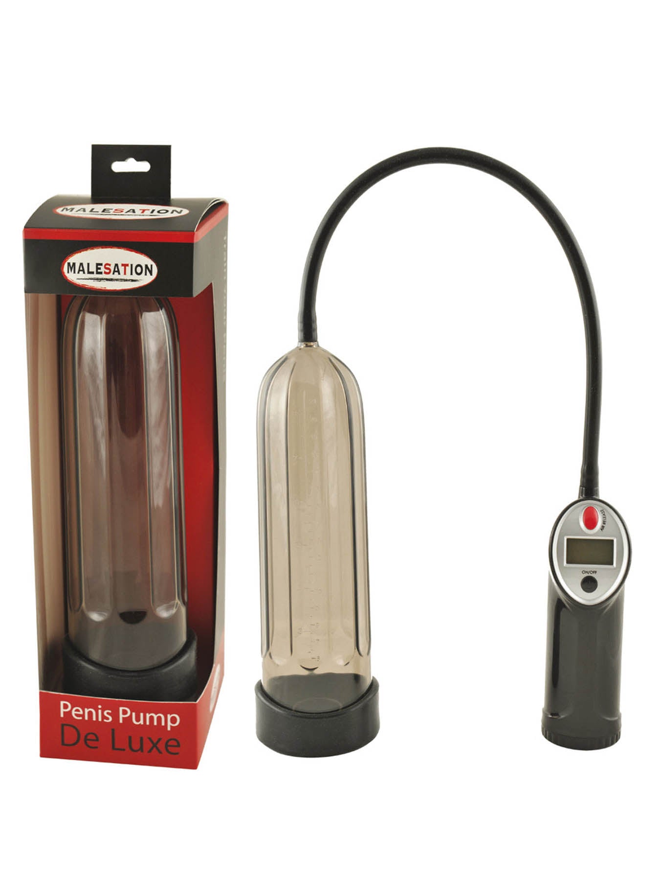 Malesation Penis Pump de Luxe silicone and ABS vacuum penis enlarger