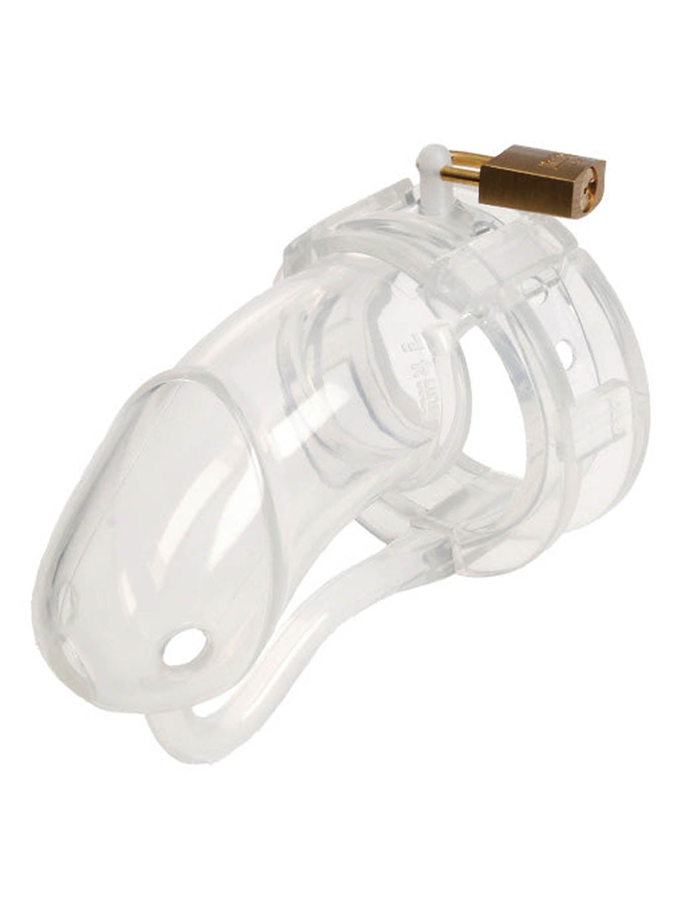 Malesation silicone penis cage with modular sections for restrictive play