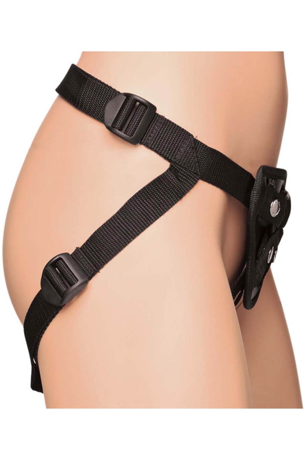Malesation strap on adjustable harness with neoprene straps for comfort