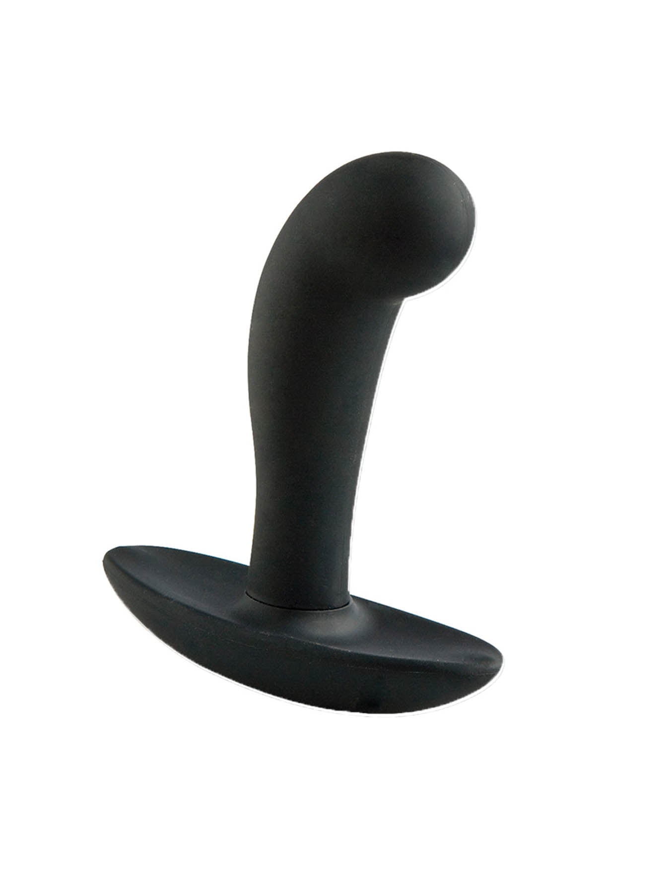 Malesation Thumb anal plug black 10cm curved plug for anal pleasure