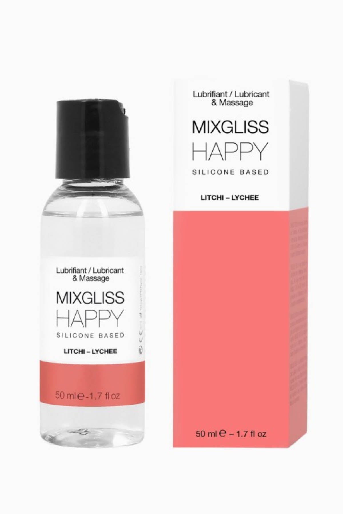 Mixgliss Happy Litchi - Silicone-Based Lubricant 50 ml 