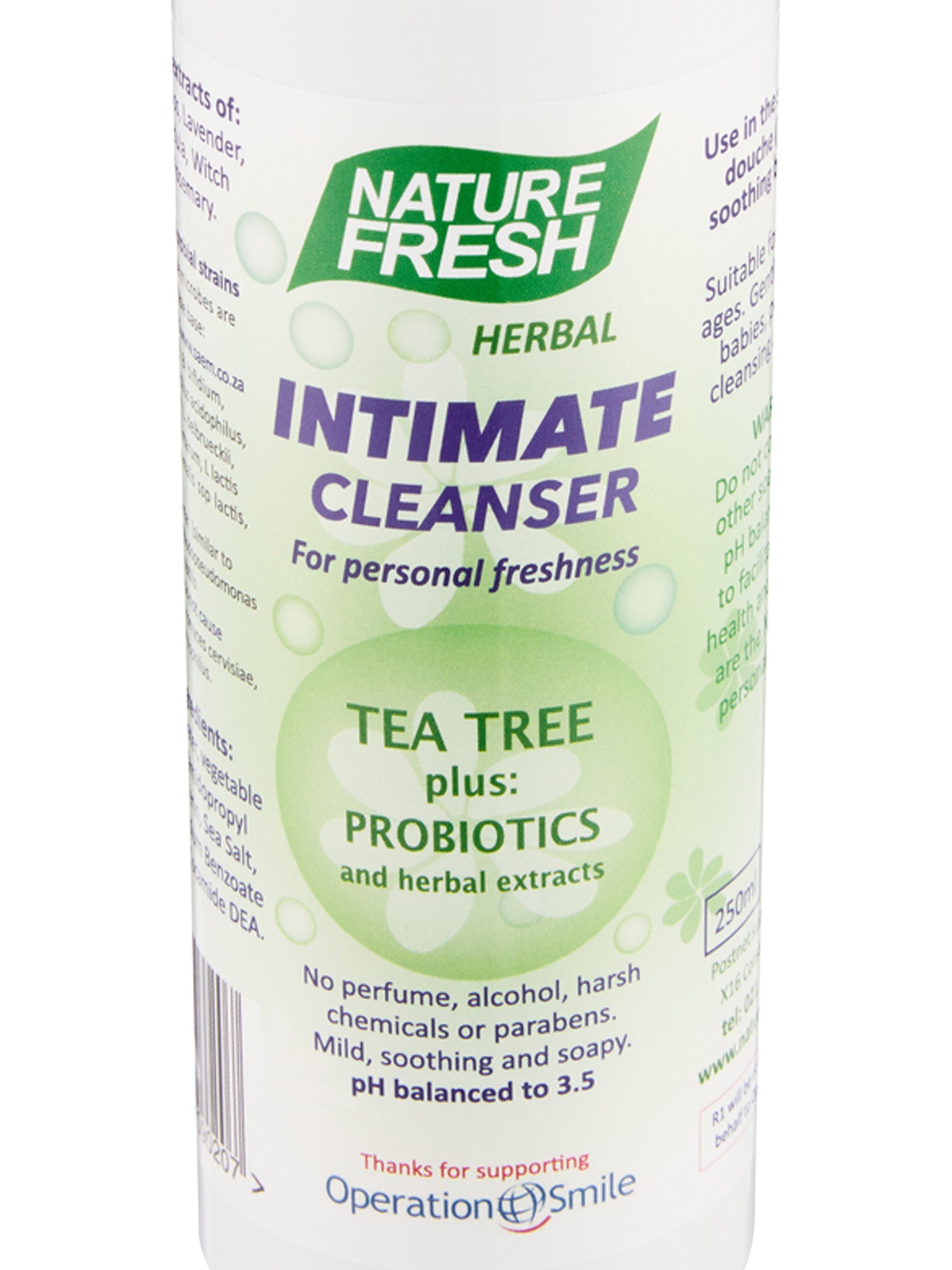 Nature Fresh Intimate Vaginal Cleanser Tea Tree 200ml
