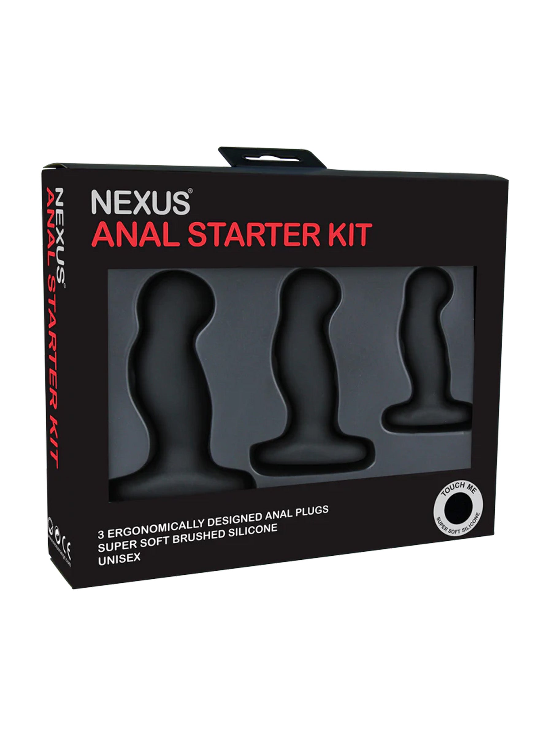 Nexus - Anal Starter Kit 3 Plugs - Black