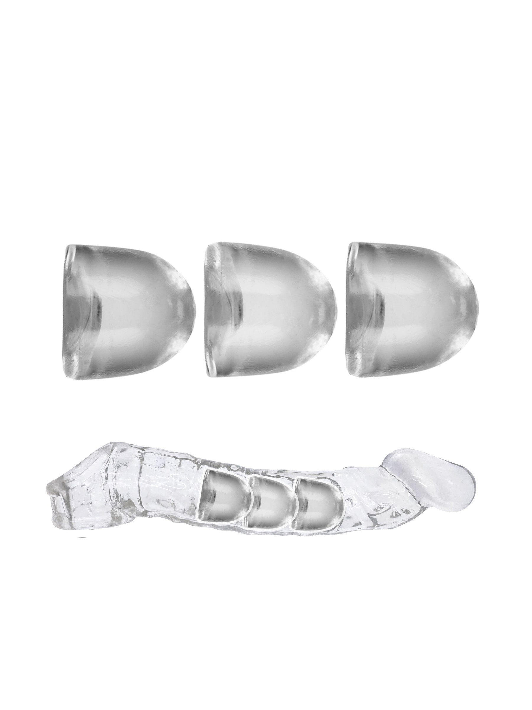 Oxballs Adjustfit Cock-Sheath Inserts 3-Pack - Clear