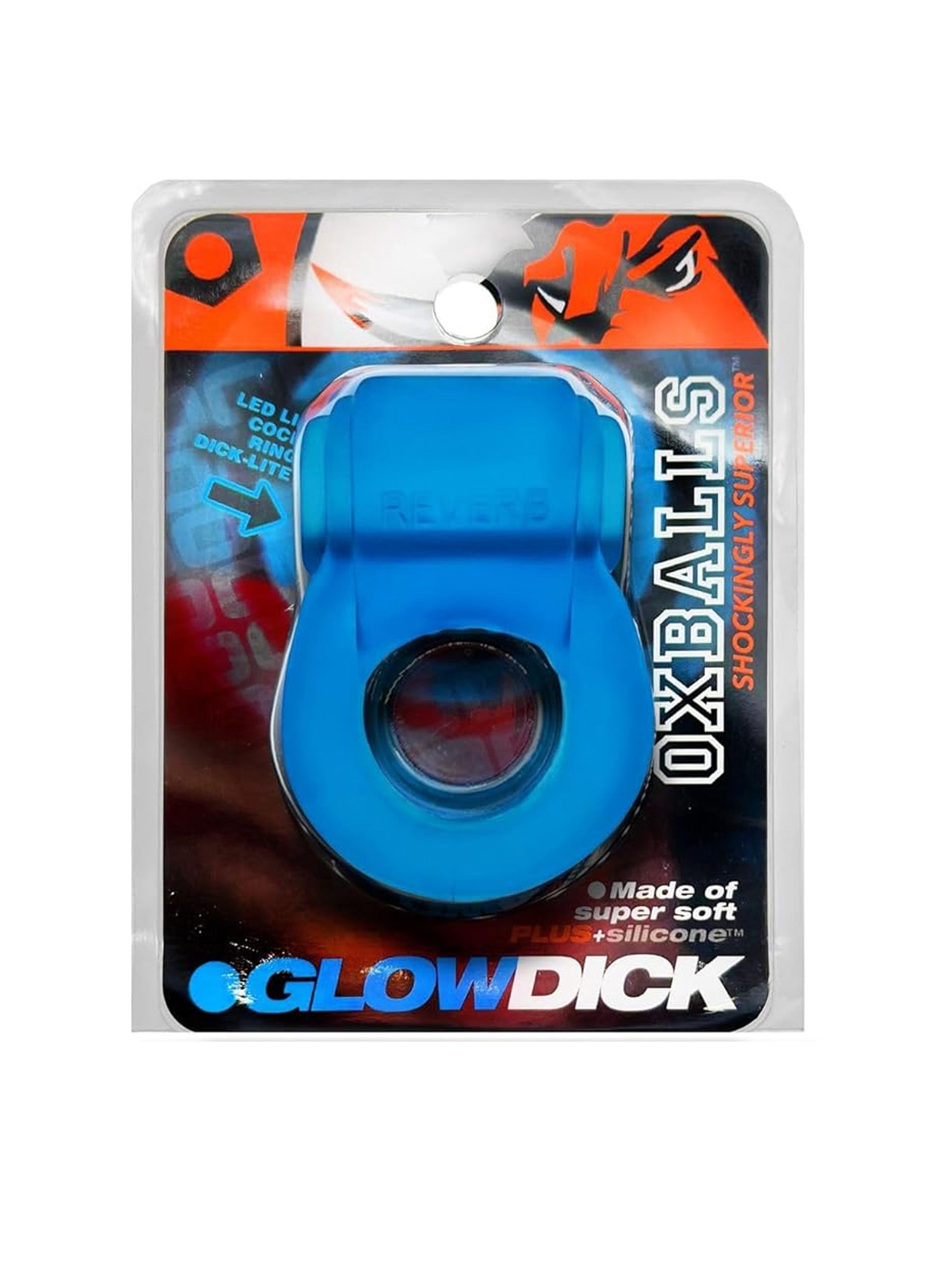 Oxballs Glowdick Cock Ring - Ice