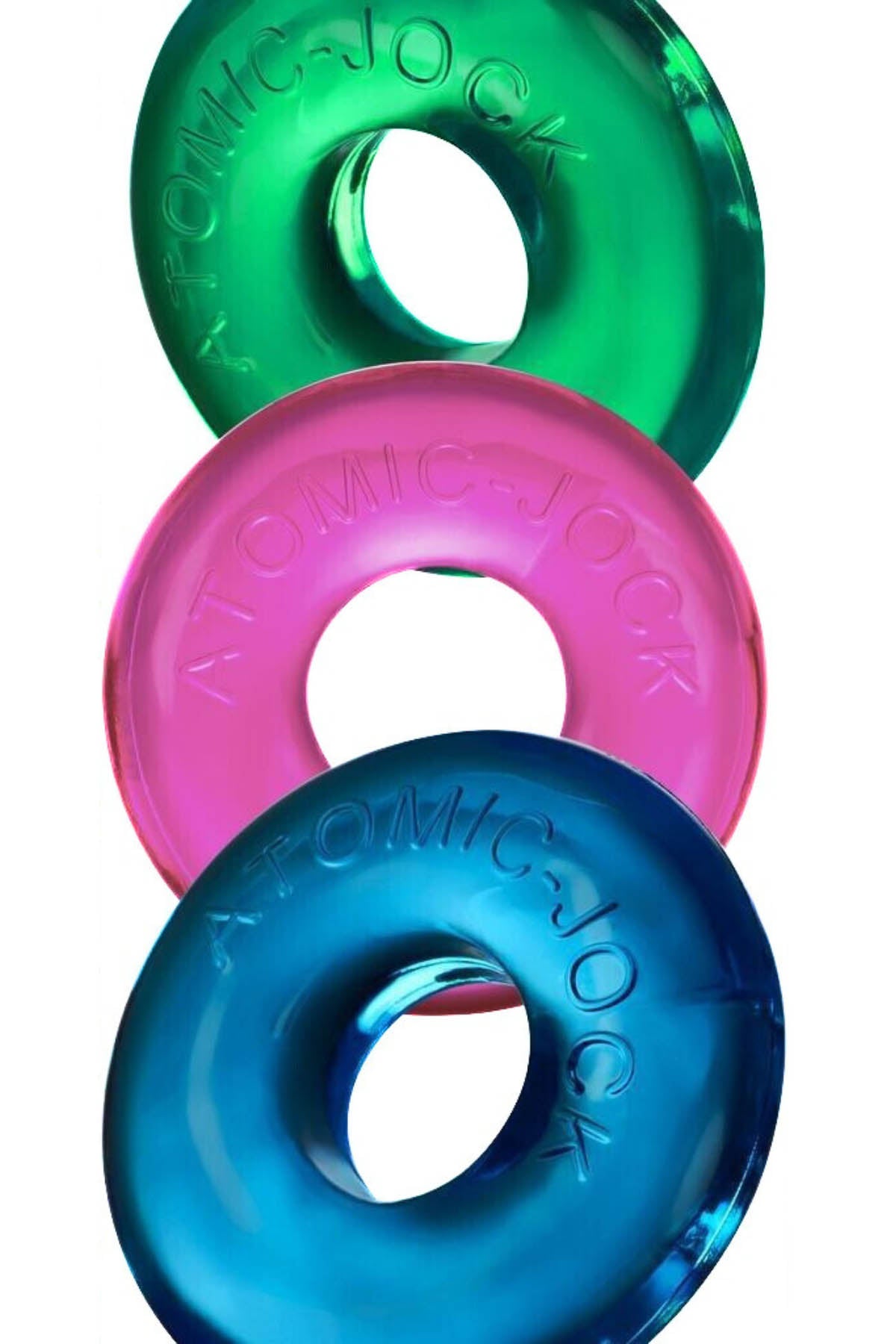Oxballs Ringer Max Multicolour Cock Rings - 3 Pack