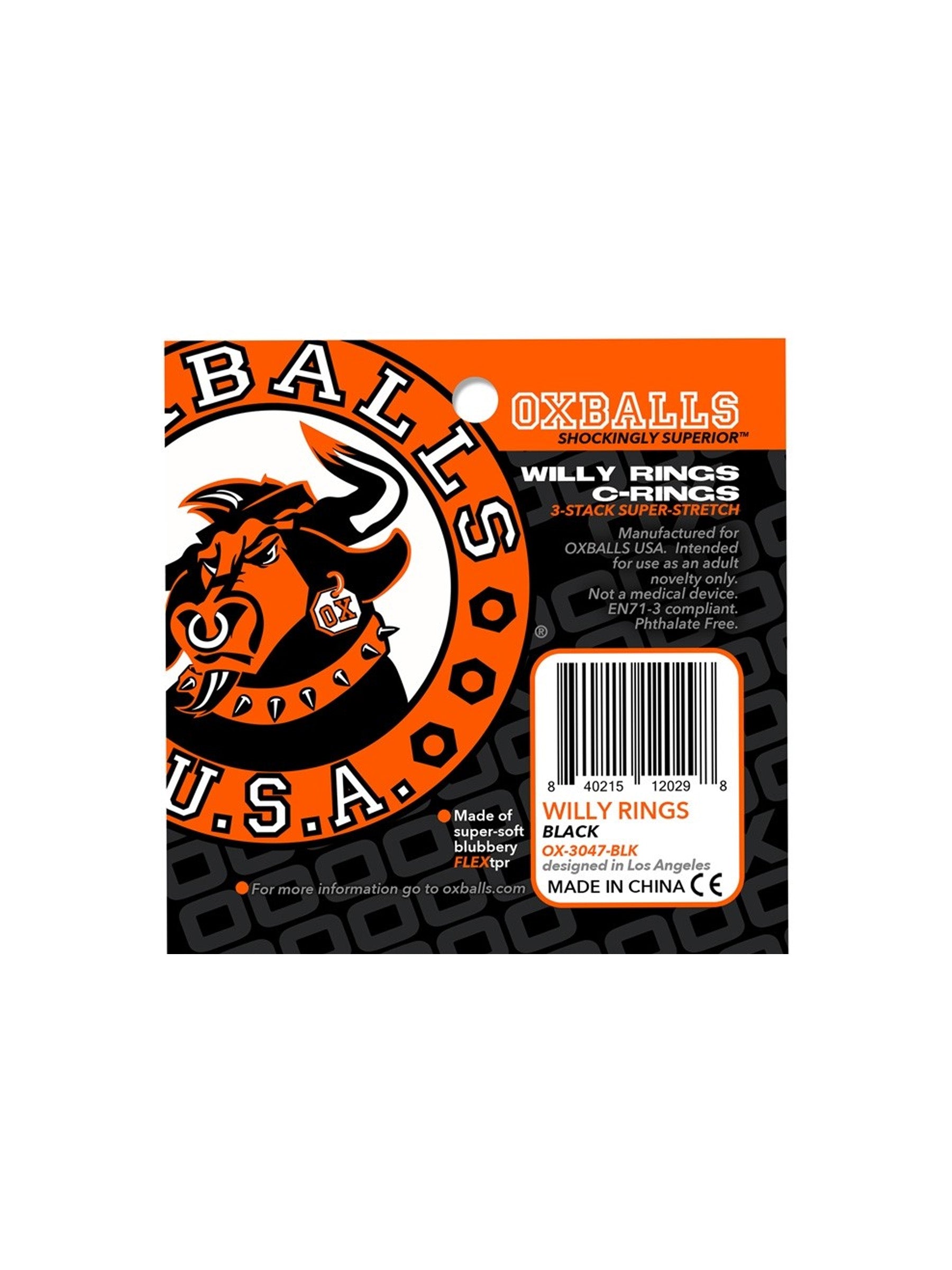 Oxballs Willy Rings 3 Pack