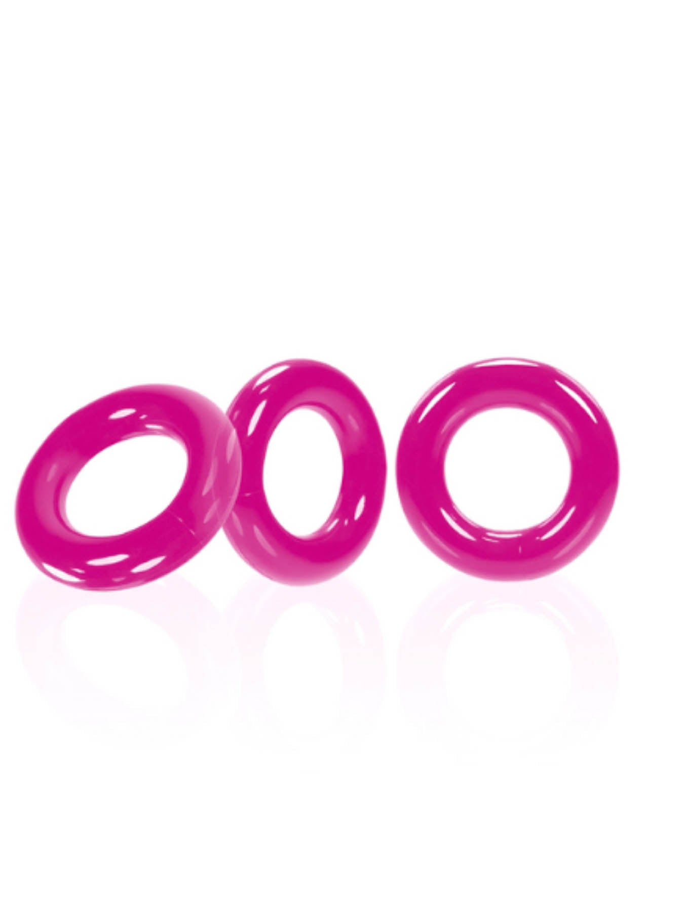 Oxballs Willy Rings 3 Pack - Hot Pink
